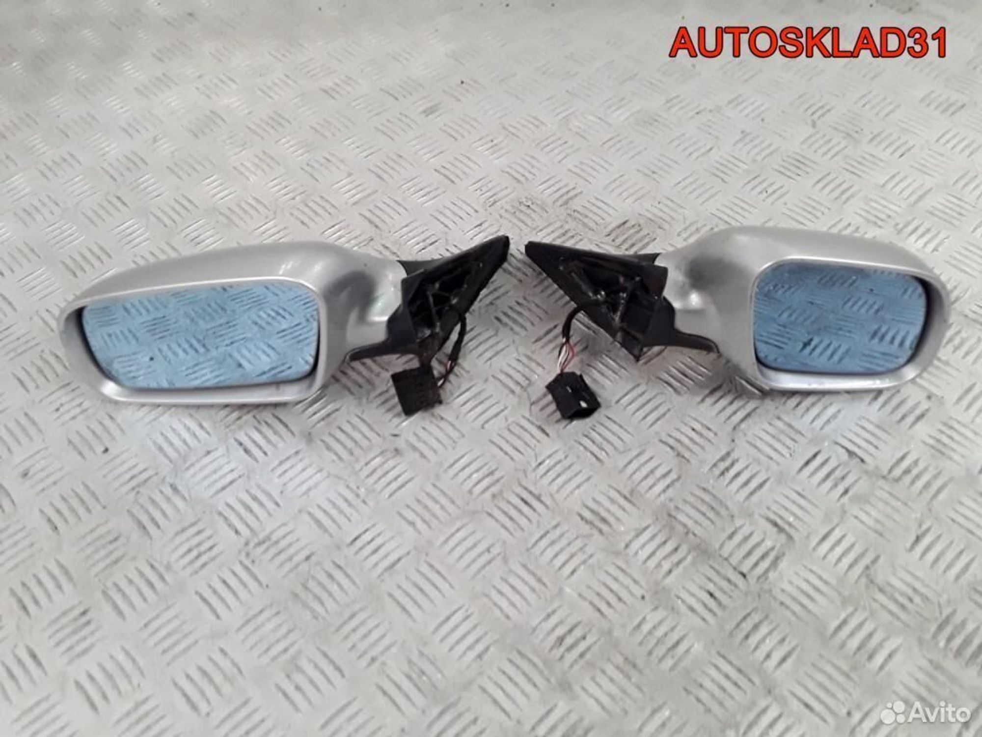 Зеркало правое 5 контактов Audi A4 B5 Рестайлинг, 2300 рублей, Дубовое