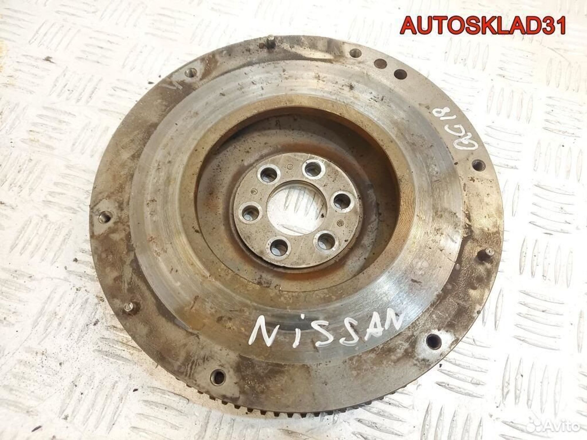 Маховик МКПП Nissan Almera N16 1.8 QG18 12310AU300, 3200 рублей, Дубовое