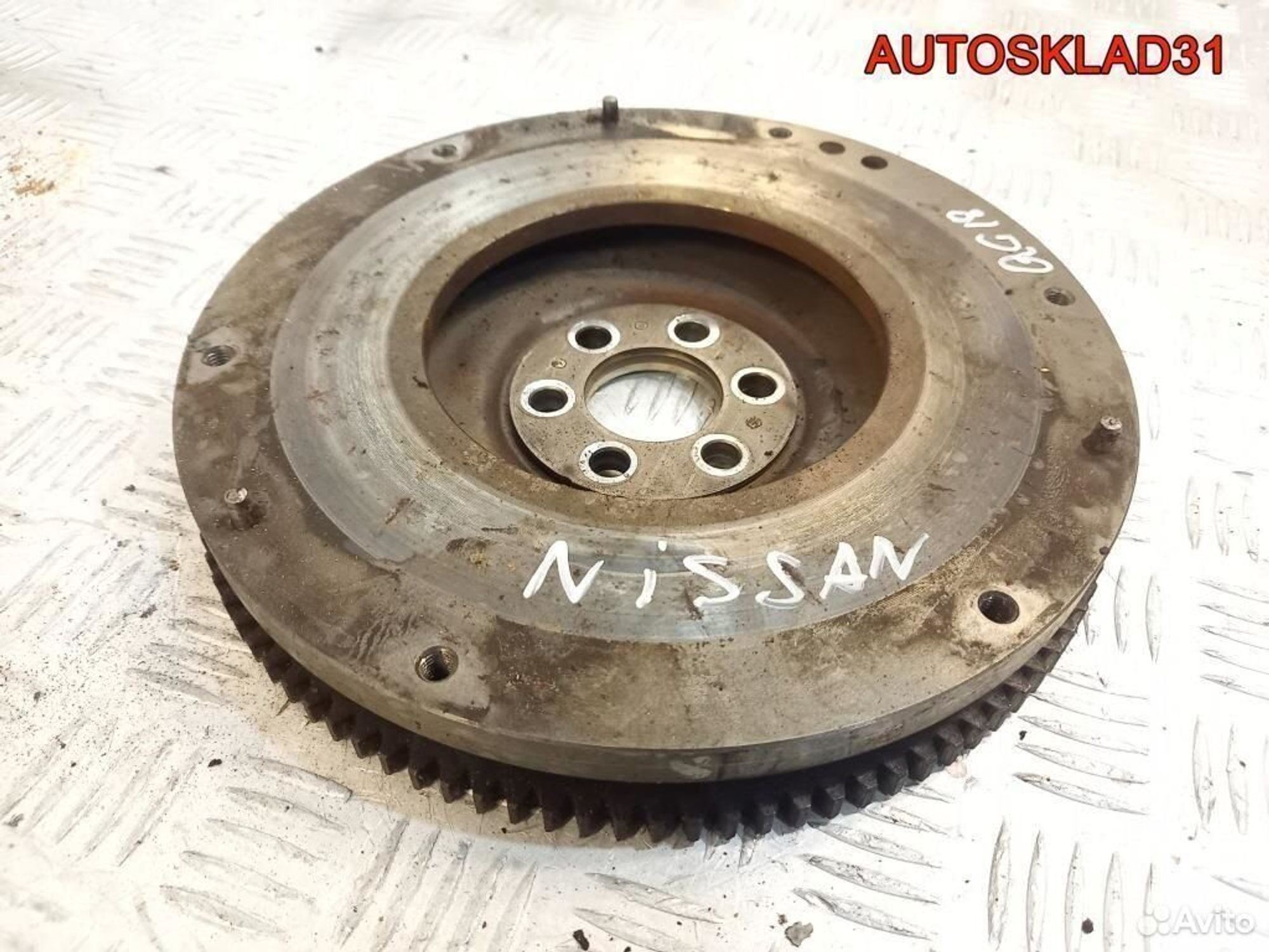 Маховик МКПП Nissan Almera N16 1.8 QG18 12310AU300, 3200 рублей, Дубовое