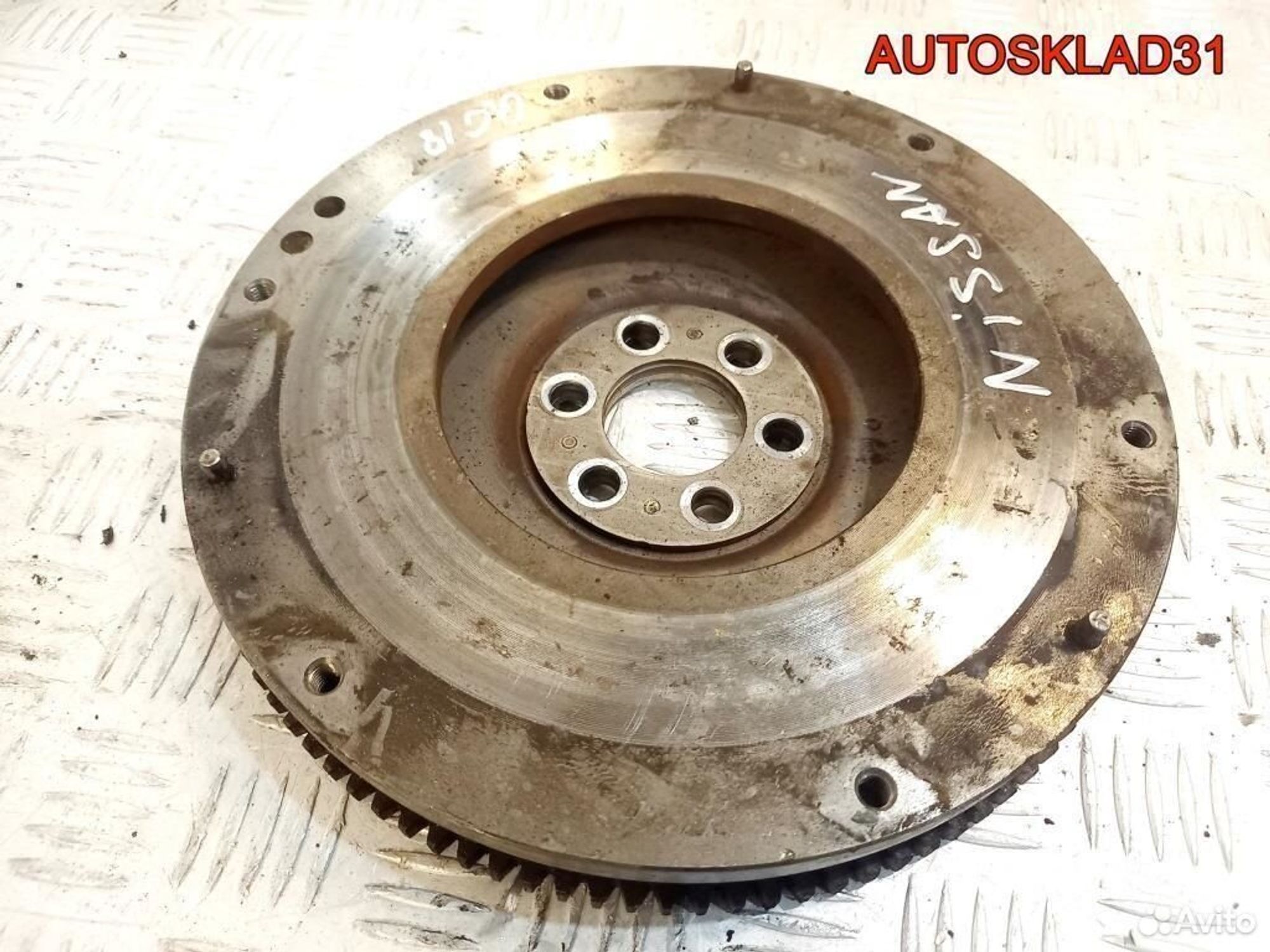Маховик МКПП Nissan Almera N16 1.8 QG18 12310AU300, 3200 рублей, Дубовое