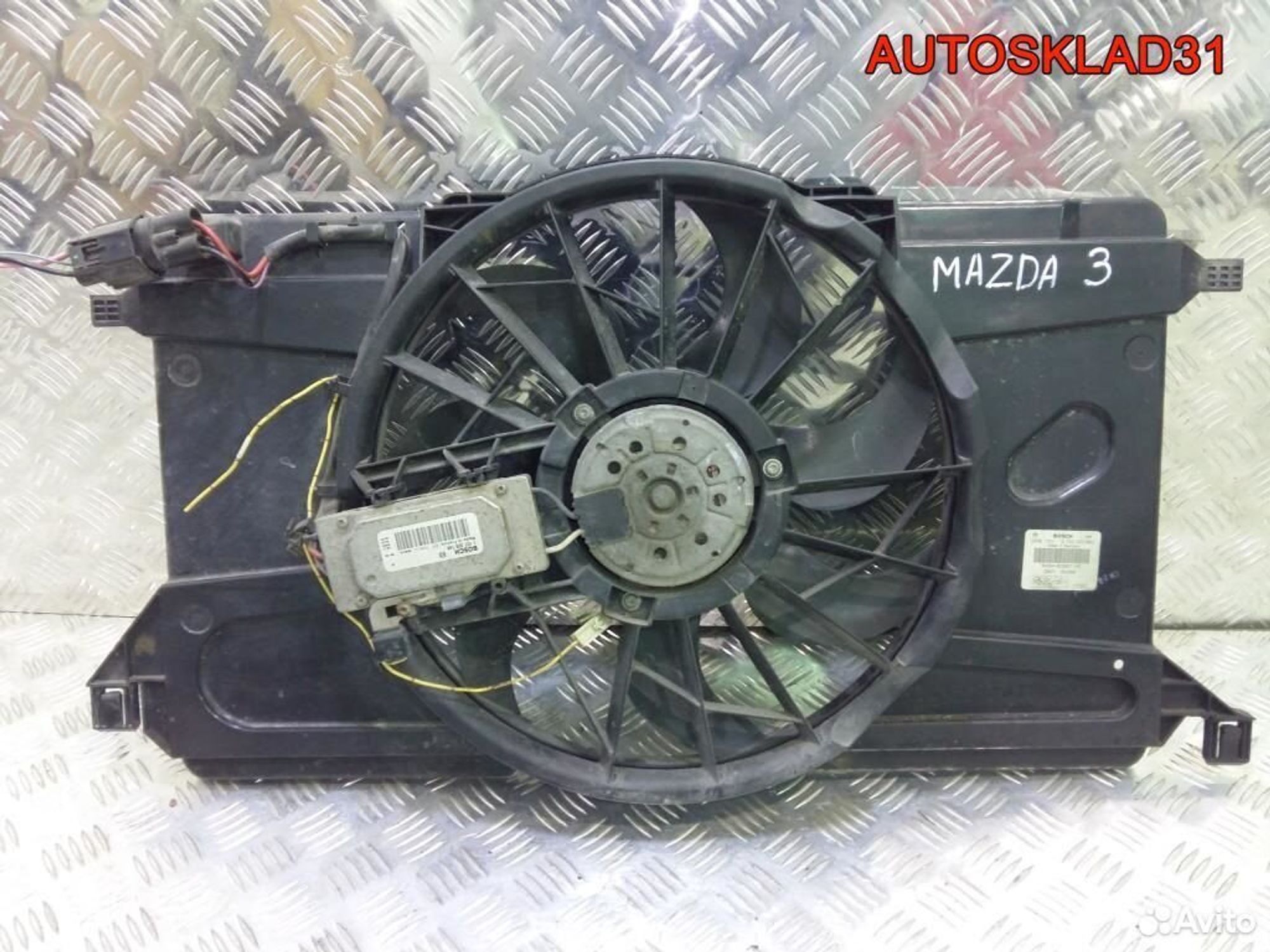 Вентилятор охлаждения Мазда 3 бк 1.6 3m5h8c607ye, 6200 рублей, Дубовое