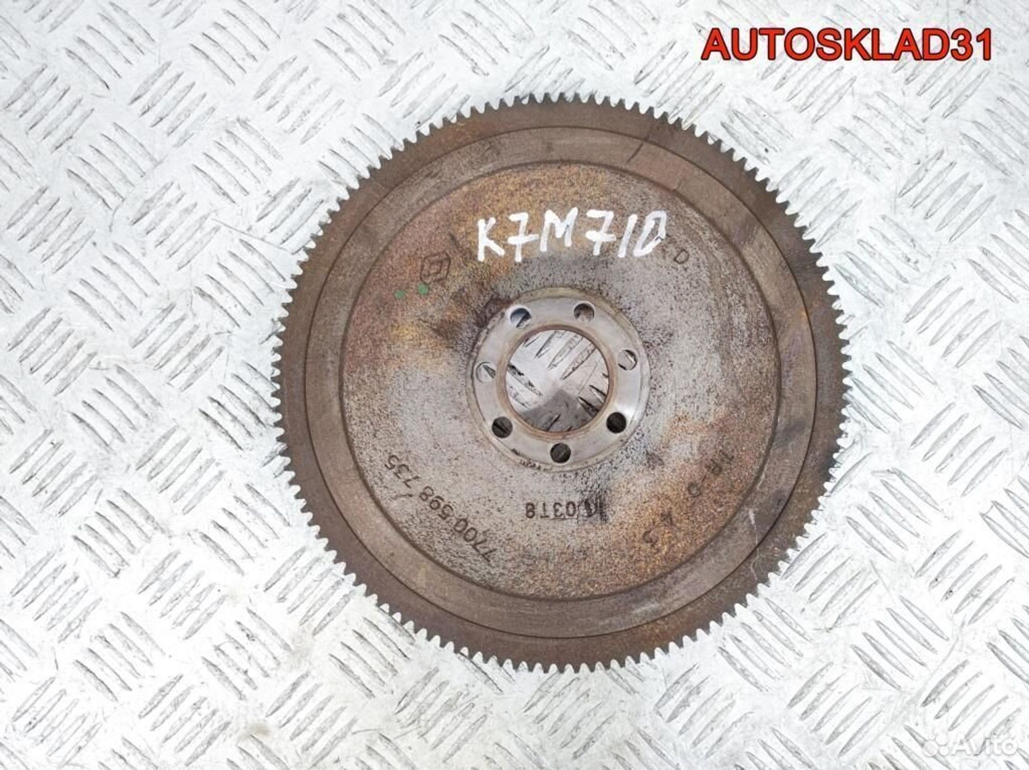 Маховик МКПП Renault Logan 1.6 K7M 7700598735, 900 рублей, Дубовое