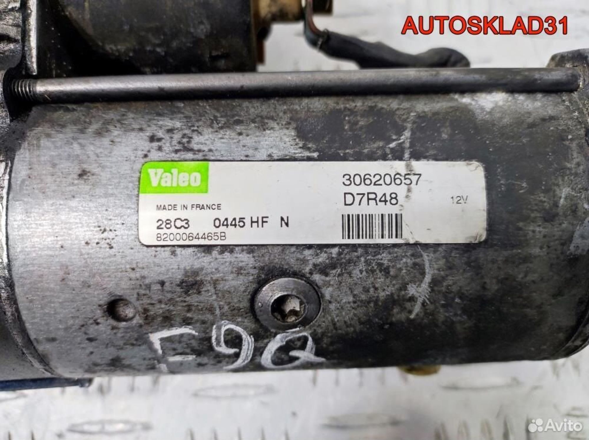 Стартер Volvo V40 F9Q 8200064465, 4100 рублей, Дубовое