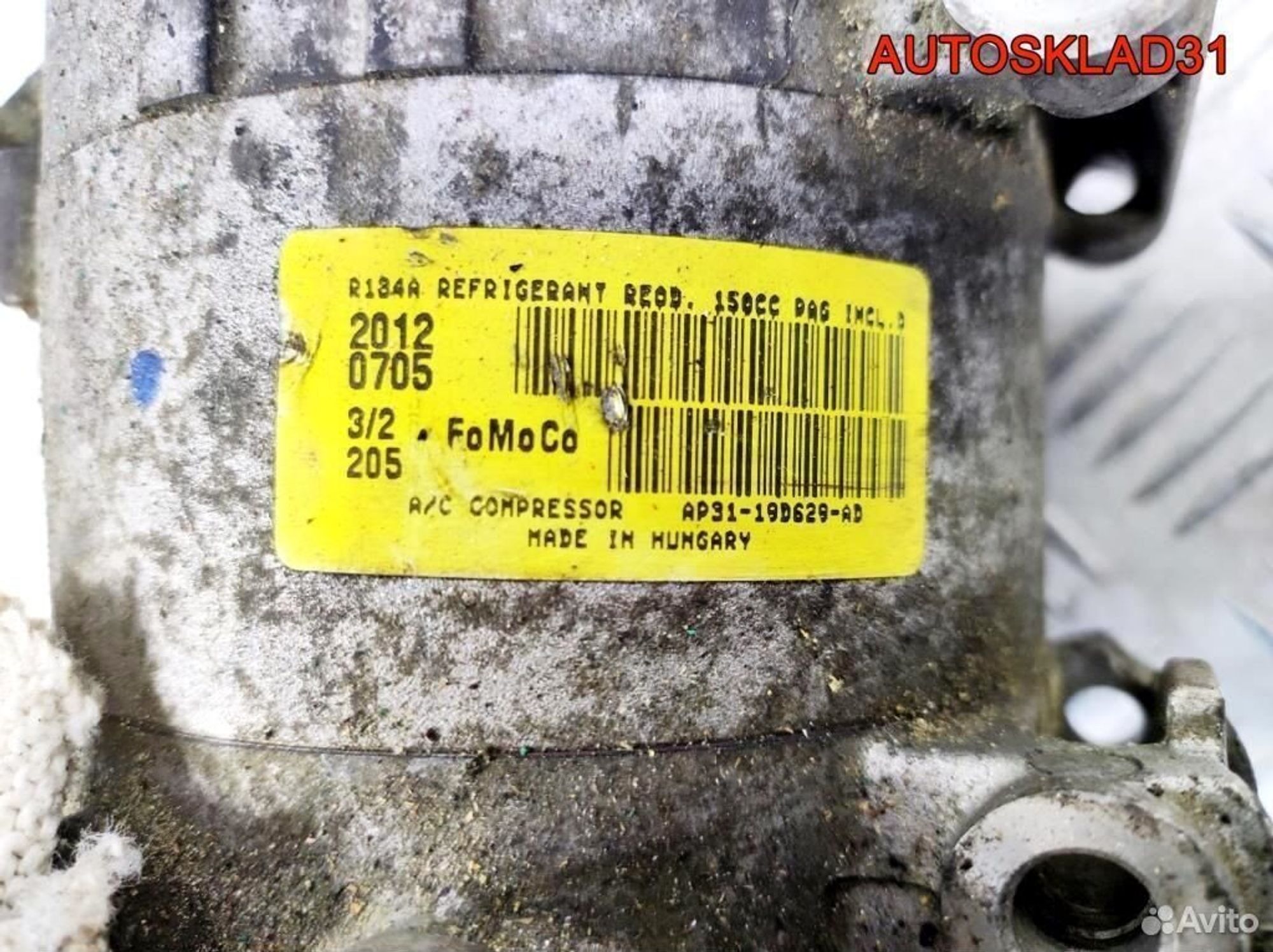 Компрессор кондиционера Ford Fiesta ap3119d629ad, 4500 рублей, Дубовое