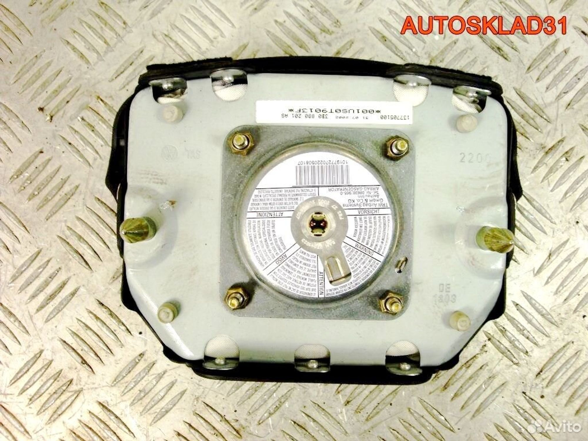 Подушка безопасности водителя VW Passat B5 3B08802, 2500 рублей, Дубовое