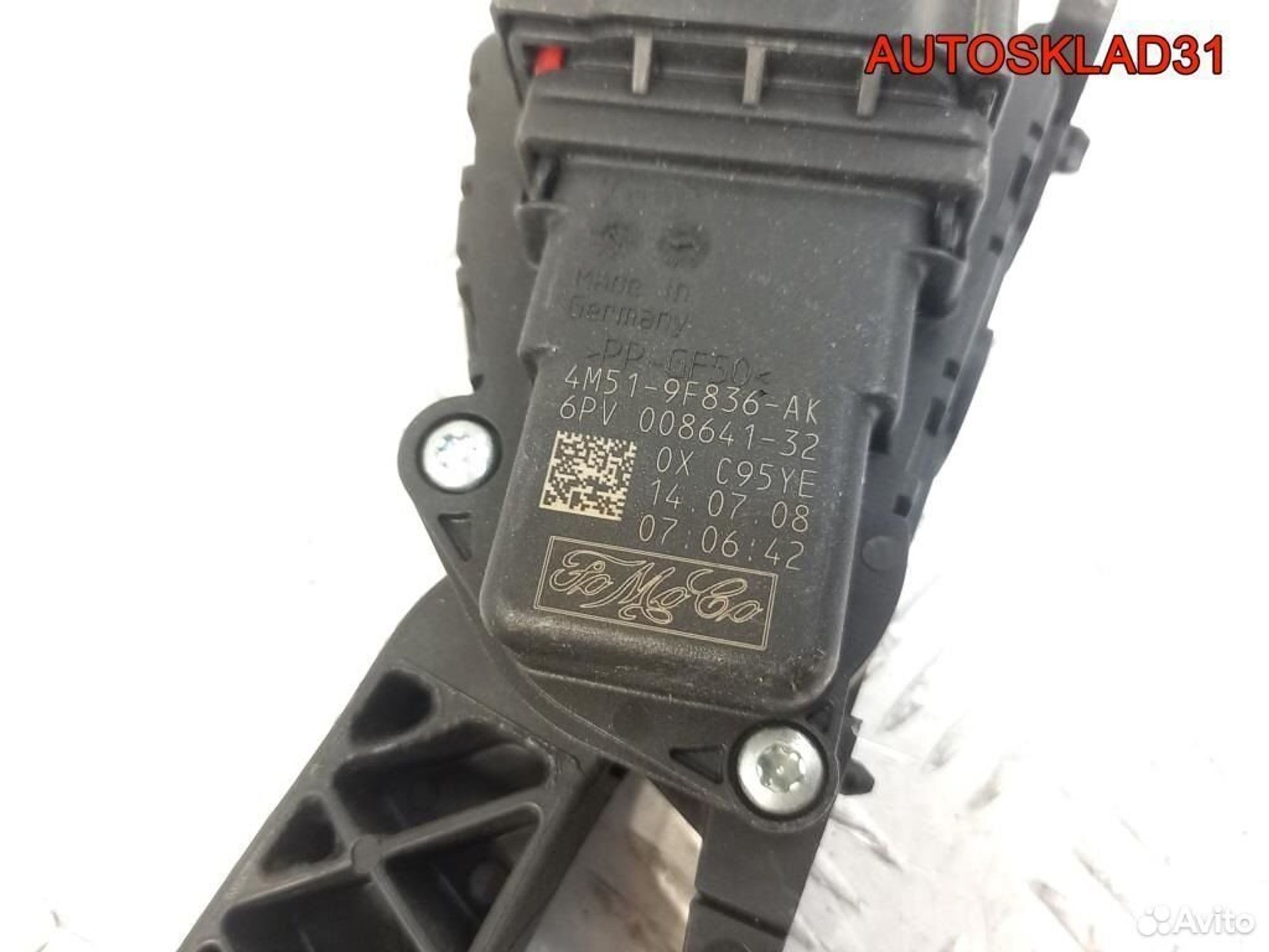 Педаль газа МКПП Mazda 3 BK 4m519f836ak, 1100 рублей, Дубовое