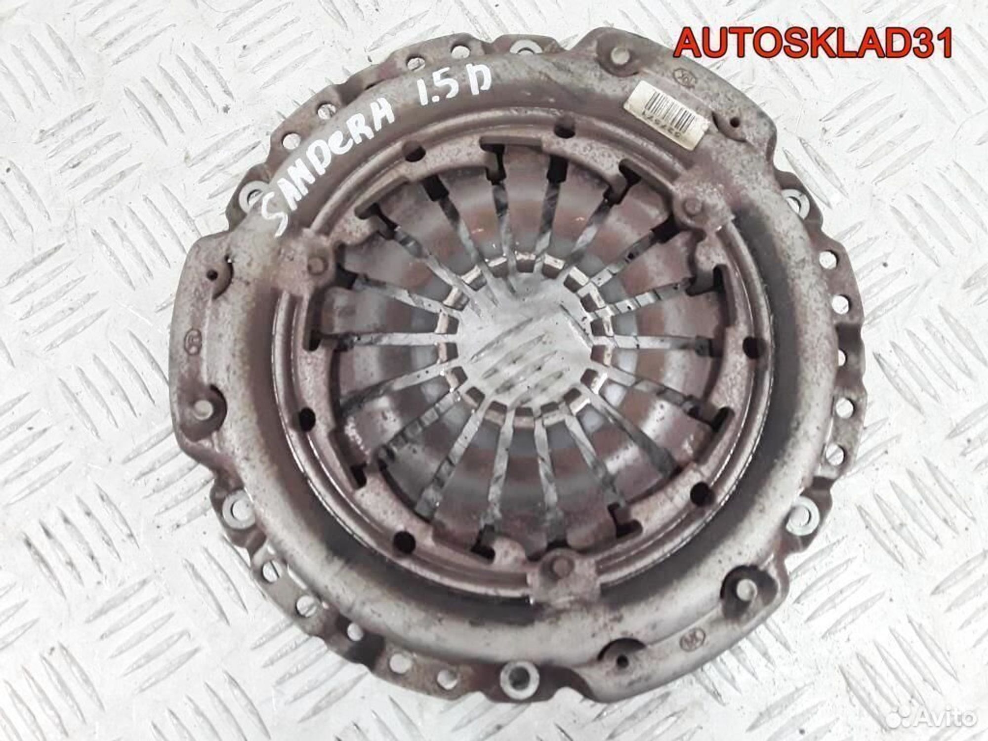 Комплект сцепления с маховиком Renault Sandero K9K, 2300 рублей, Дубовое