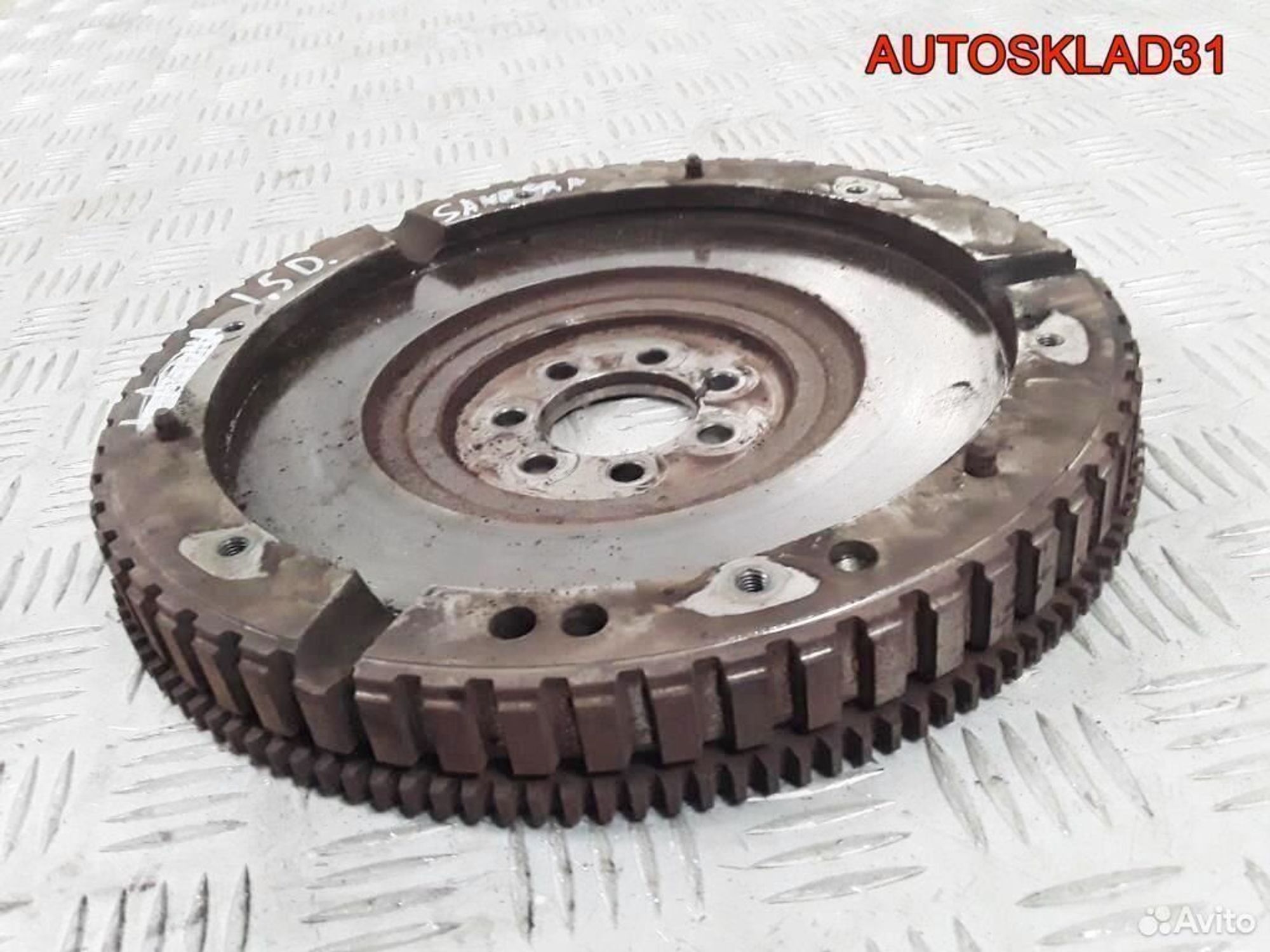 Комплект сцепления с маховиком Renault Sandero K9K, 2300 рублей, Дубовое