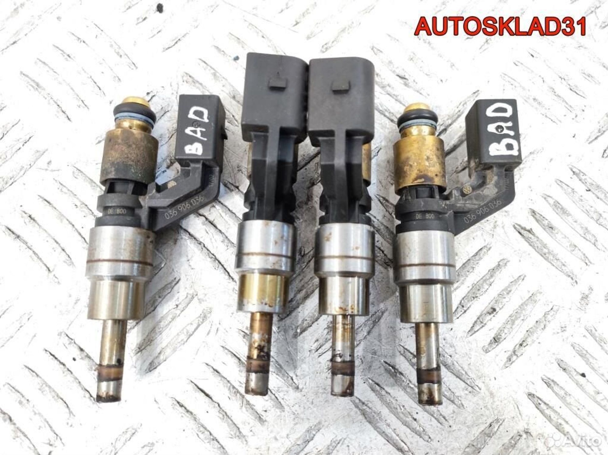 Форсунка инжекторная Volkswagen Golf 4 036906036, 2100 рублей, Дубовое