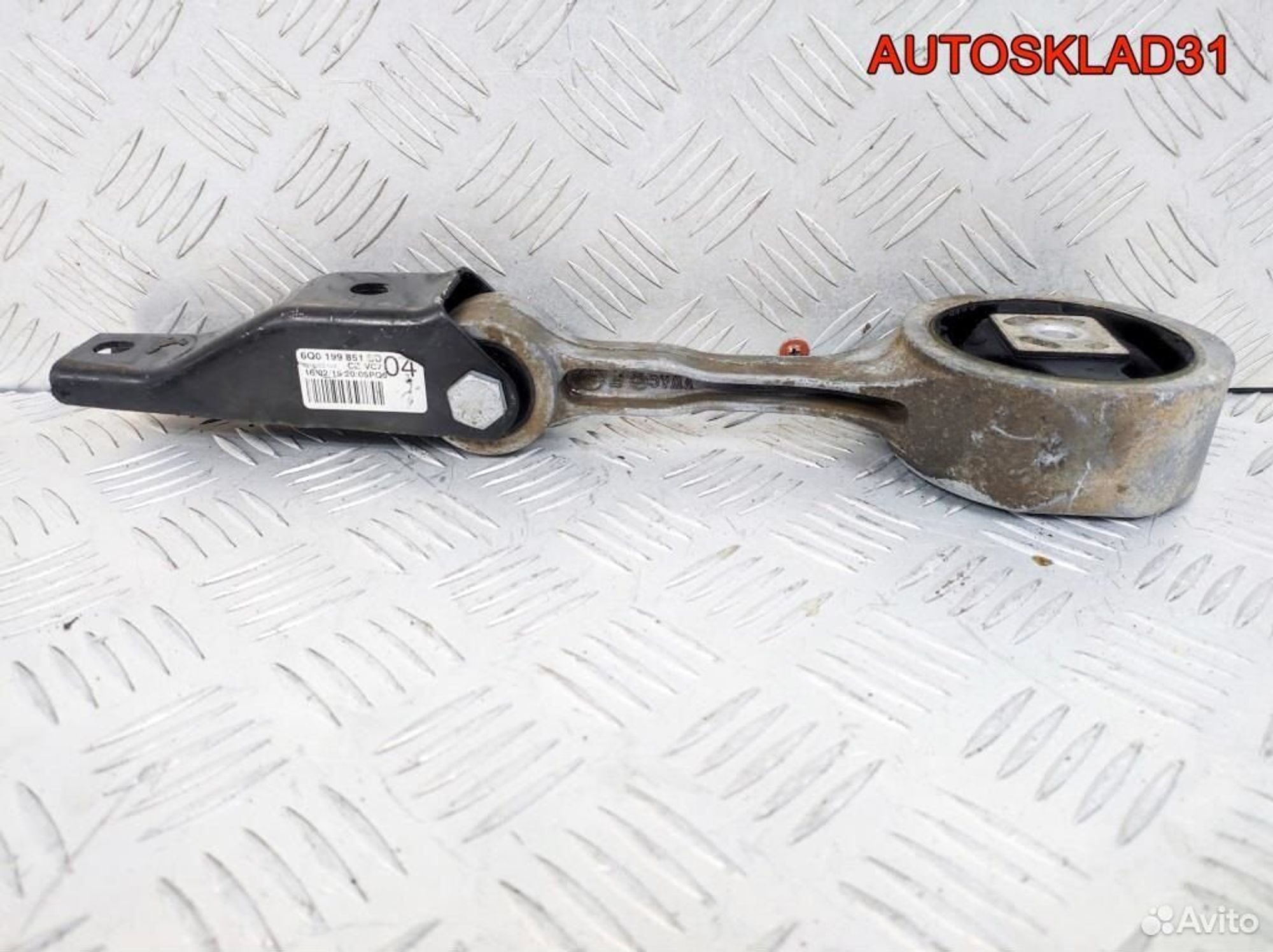 Опора двигателя задняя Skoda Fabia 6Q0199851BD, 2100 рублей, Дубовое