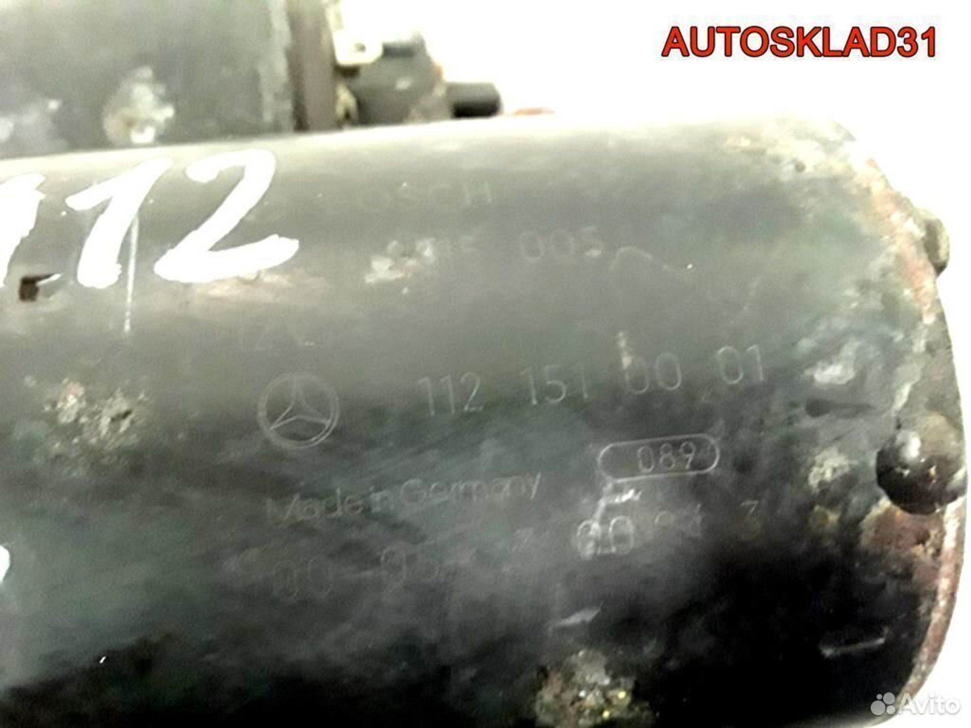 Стартер Mercedes Benz W203 M112.946 A1121510001, 4100 рублей, Дубовое