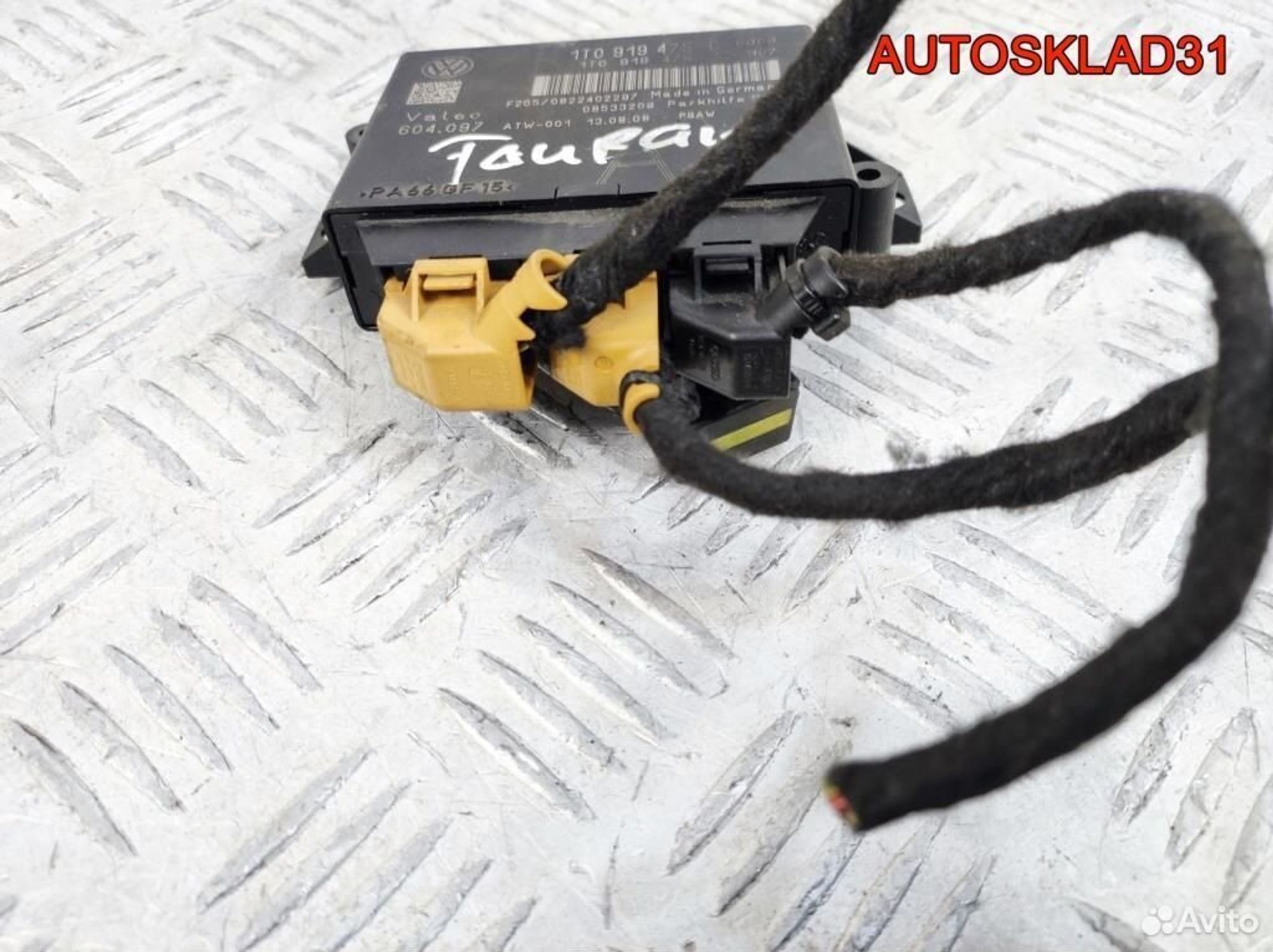 Блок парктроников Volkswagen Touran 1T0919475C, 4100 рублей, Дубовое