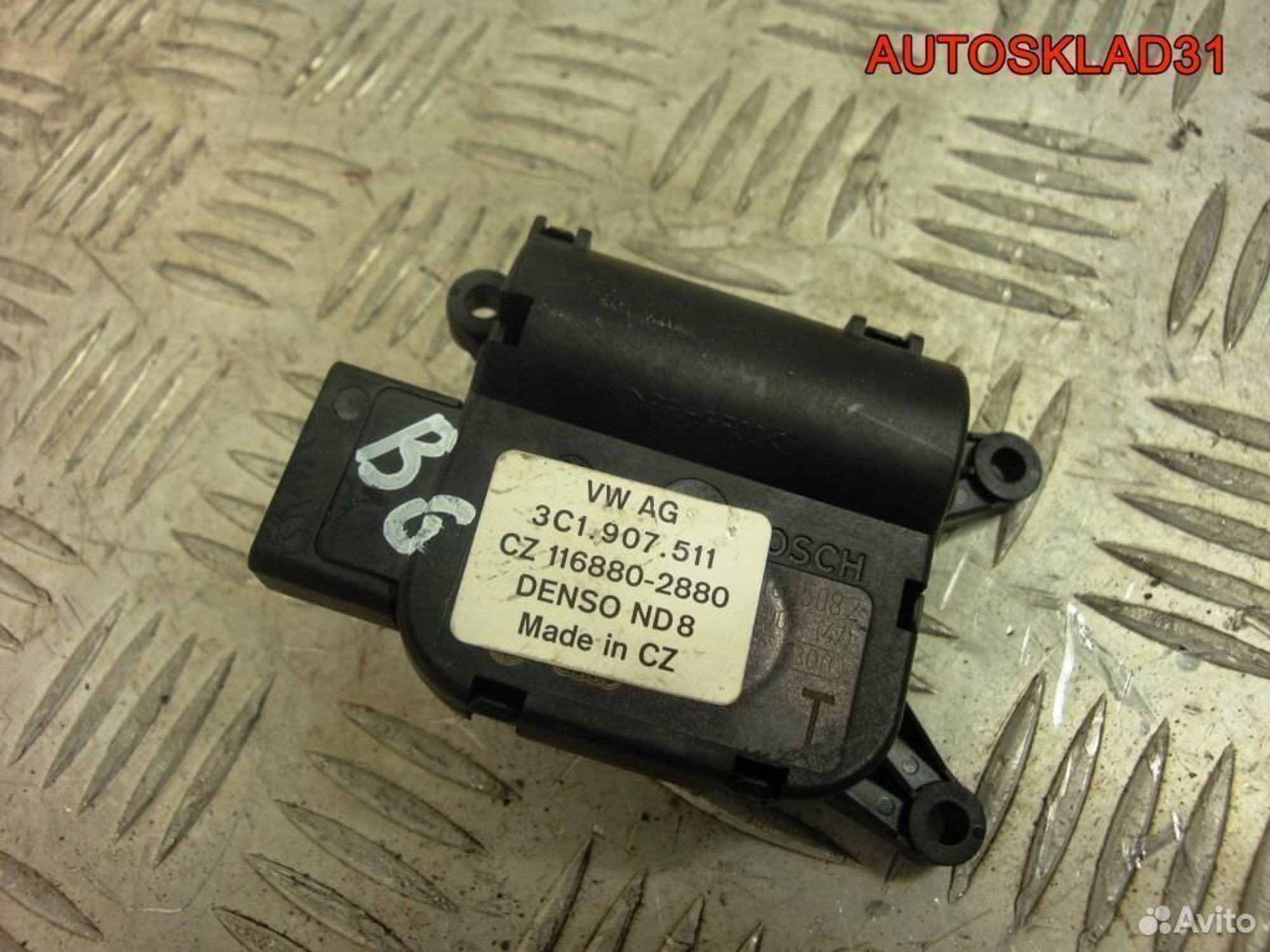 Сервопривод отопителя VW Passat B6 3С1907511А, 1500 рублей, Дубовое