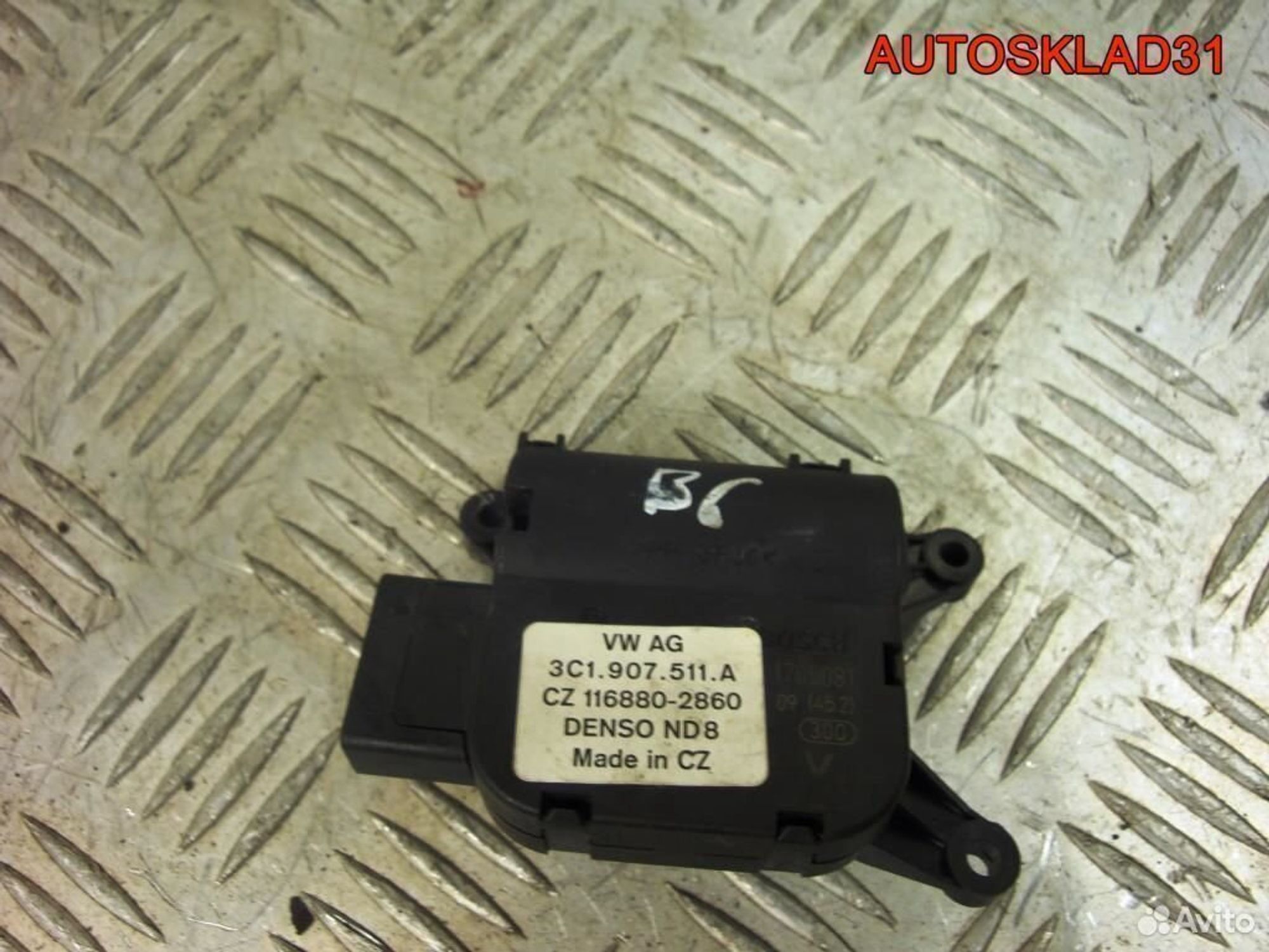 Сервопривод отопителя VW Passat B6 3С1907511А, 1500 рублей, Дубовое