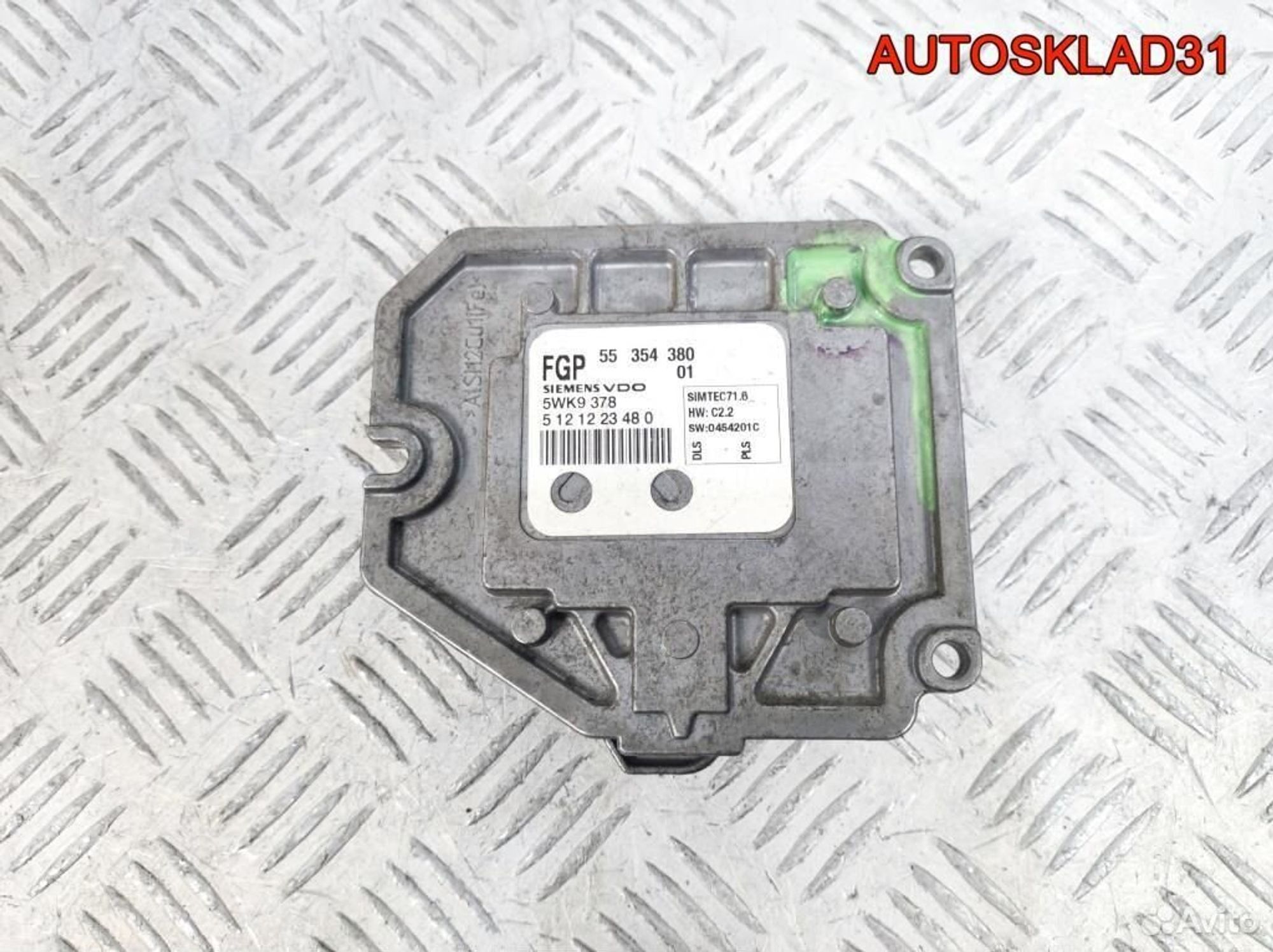 Блок эбу Opel Vectra C 1.8 Z18XE 55354380 Бензин, 7300 рублей, Дубовое