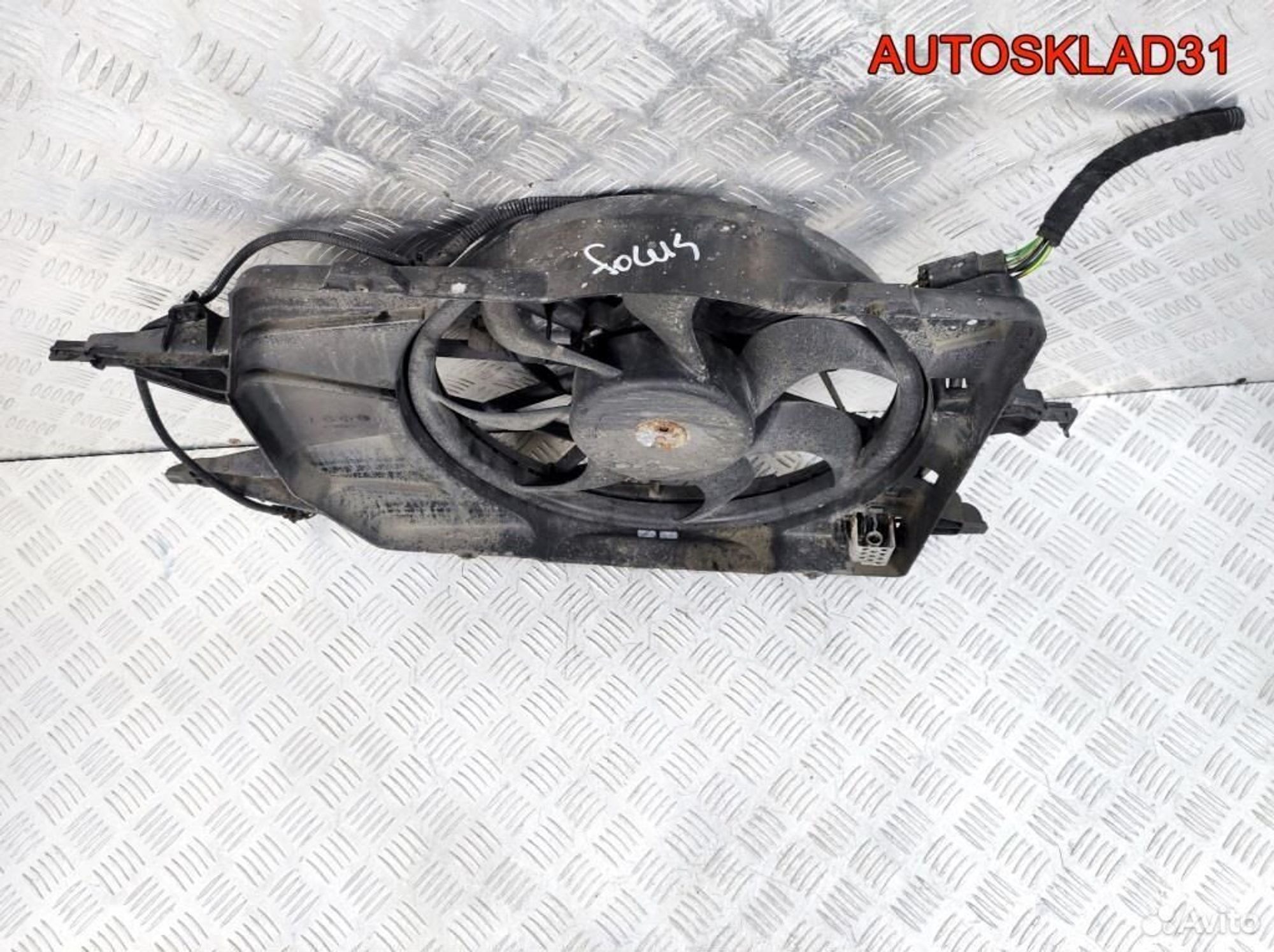 Вентилятор радиатора Ford Focus 1 2S418C607AB, 3600 рублей, Дубовое