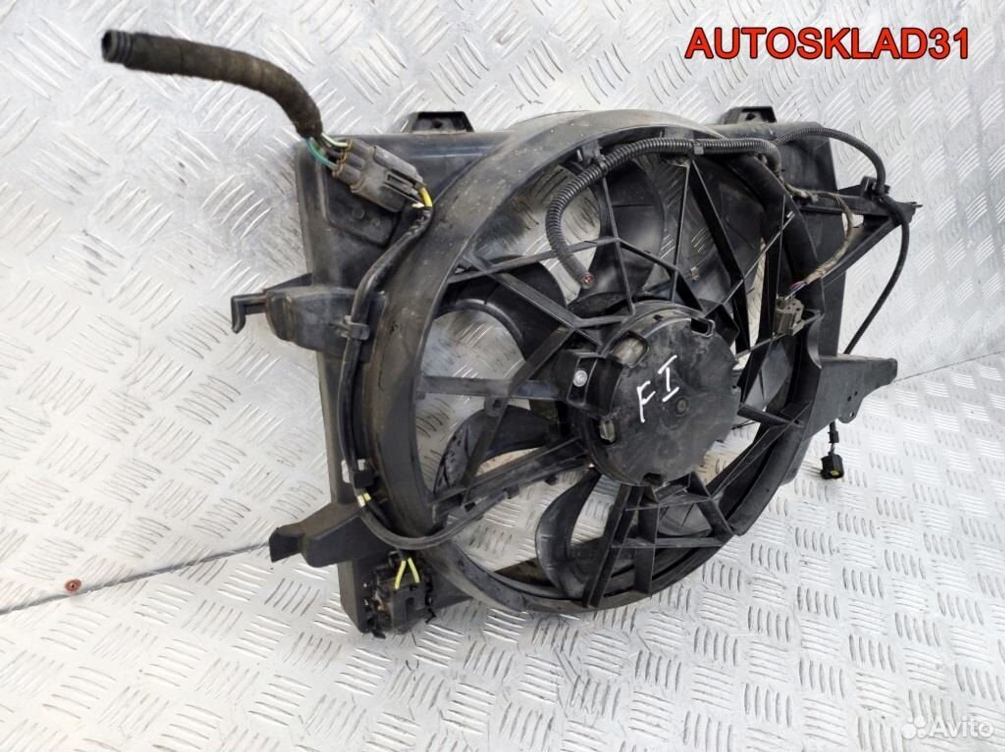 Вентилятор радиатора Ford Focus 1 2S418C607AB, 3600 рублей, Дубовое