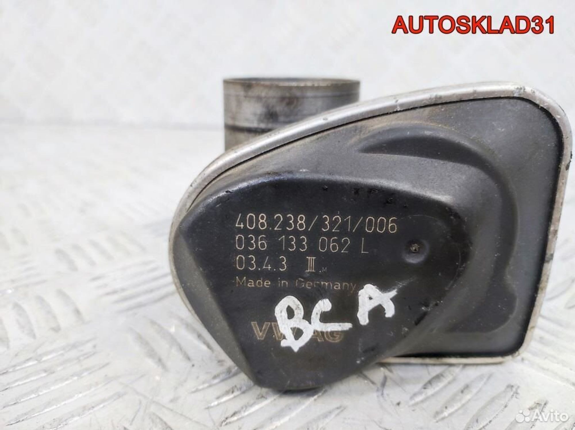 Заслонка дроссельная VW Golf 5 1,4 BCA 036133062L, 2600 рублей, Дубовое