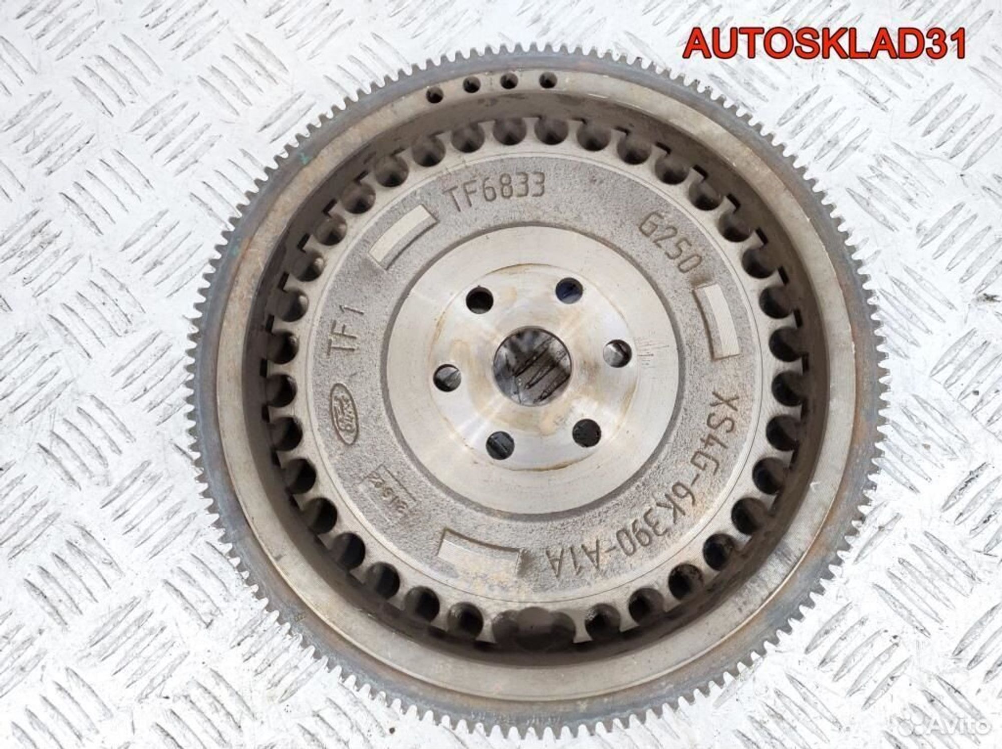 Маховик Ford Focus 1 1.8 eydf XS4G6K390A1A Бензин, 900 рублей, Дубовое