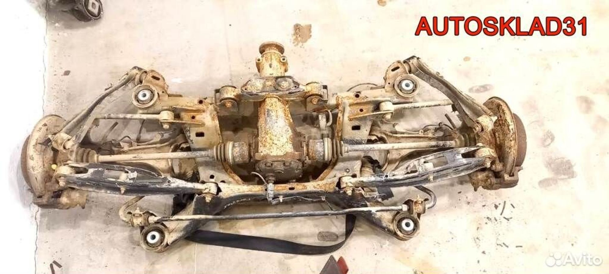 Балка задняя в сборе Subаru Impreza 1 2000г., 13500 рублей, Дубовое