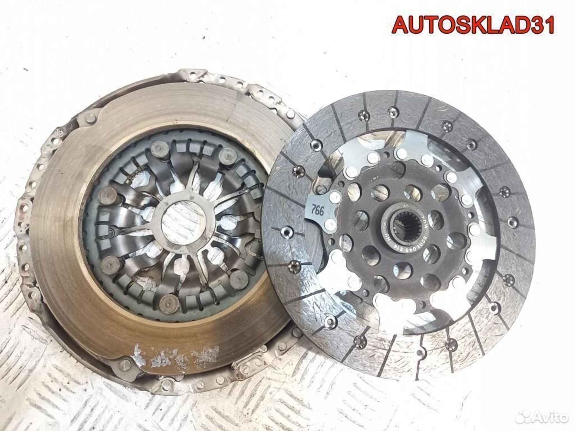 Комплект сцепления Renault Megane 3 F9Q 8201046214, 4100 рублей, Дубовое