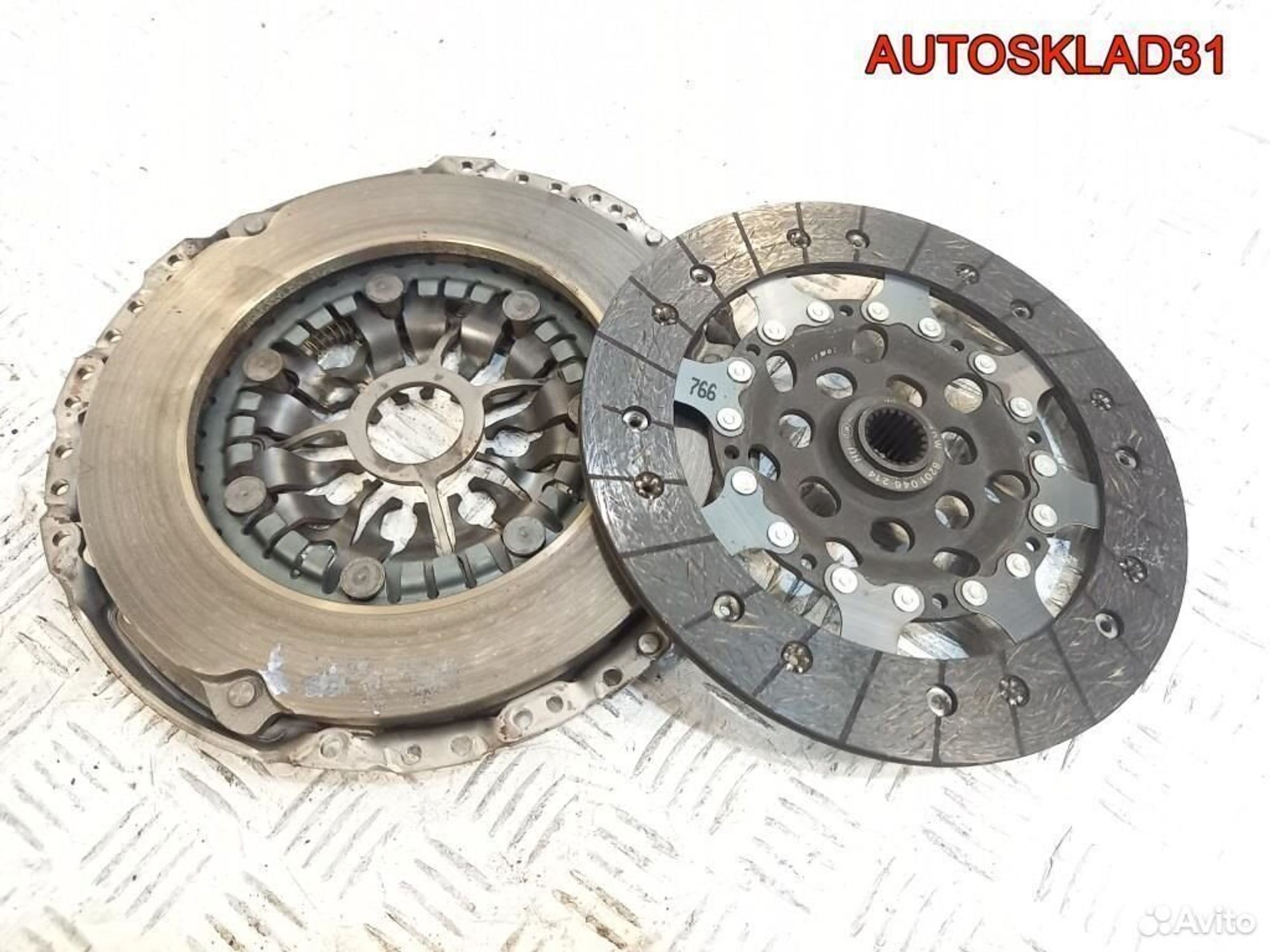 Комплект сцепления Renault Megane 3 F9Q 8201046214, 4100 рублей, Дубовое