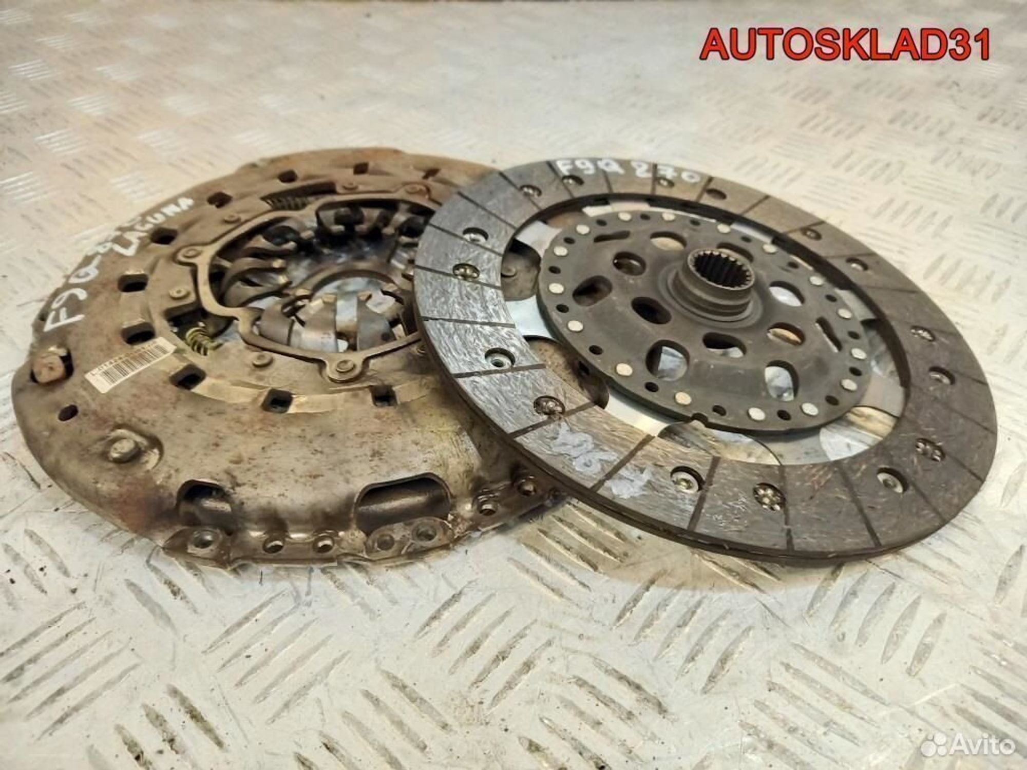 Комплект сцепления Renault Megane 3 F9Q 8201046214, 4100 рублей, Дубовое