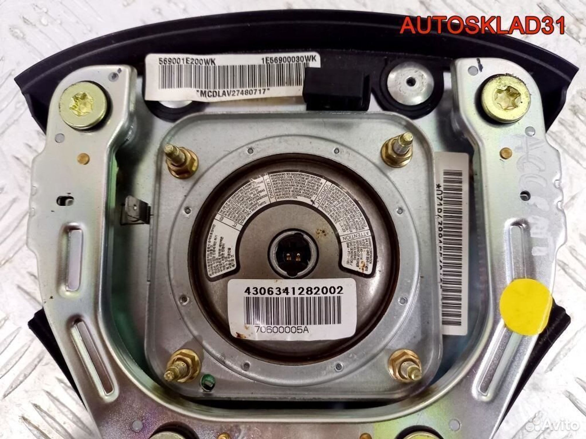 Подушка безопасности в руль Hyundai Verna 3, 5700 рублей, Дубовое