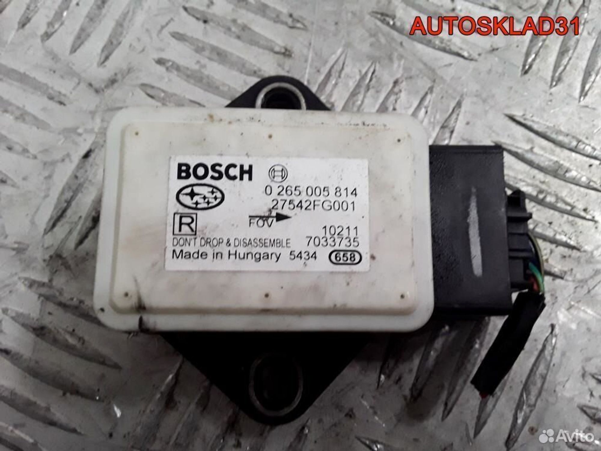 Датчик ускорения Subaru Forester S12 27542FG001, 1200 рублей, Дубовое