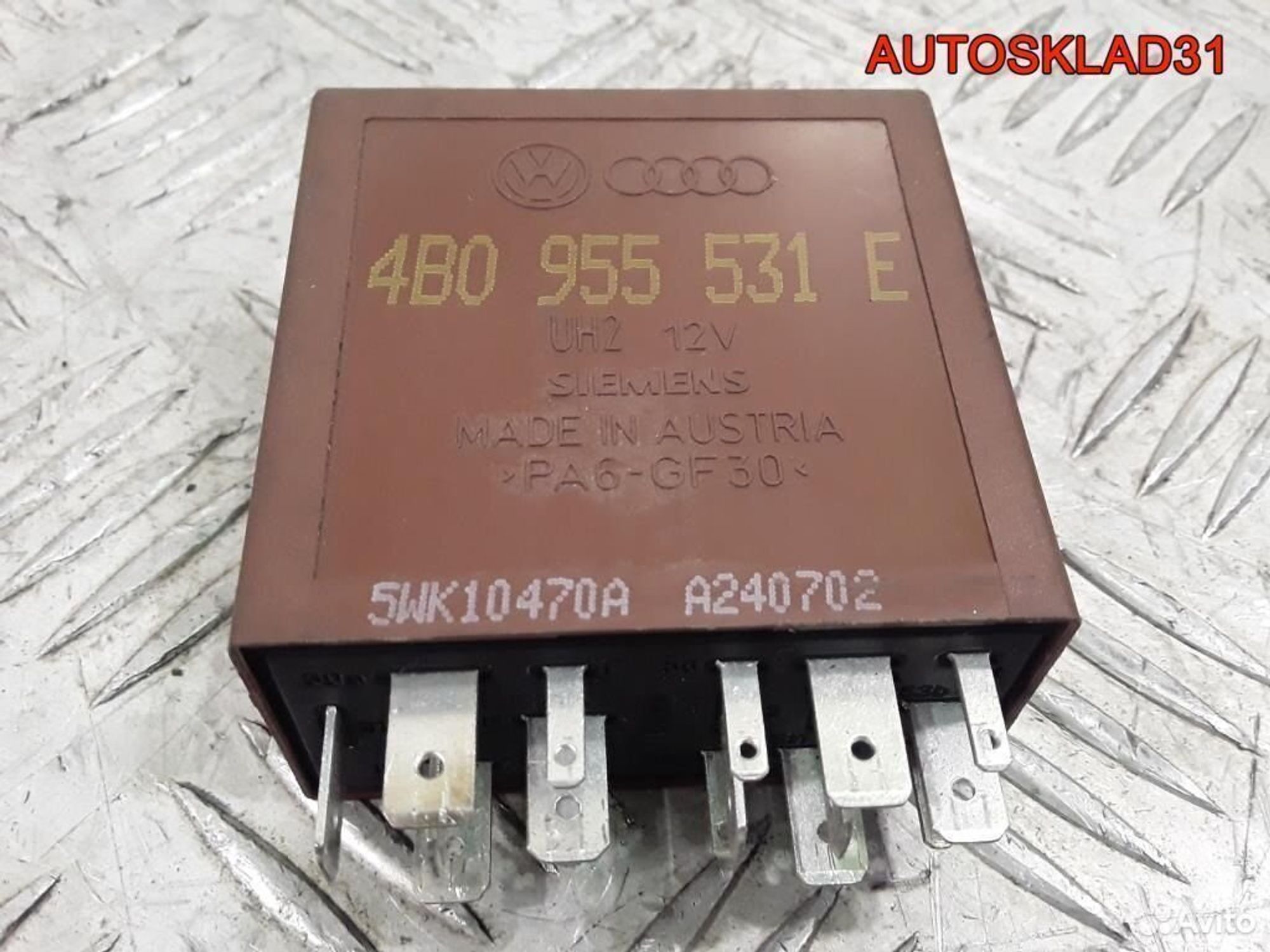 Реле стеклоочистителей Ауди А6 Ц5 4B0955531E, 1700 рублей, Дубовое