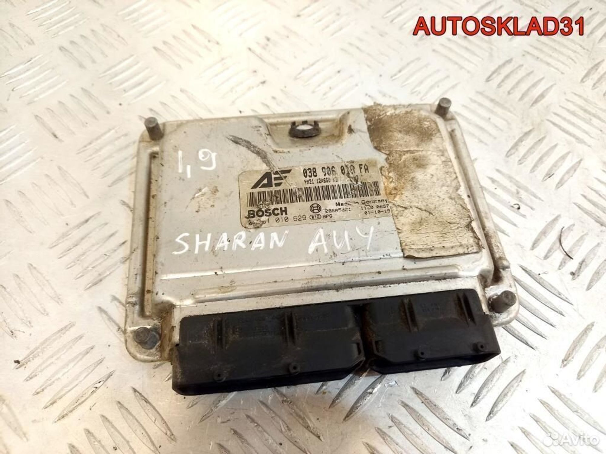 Блок эбу Volkswagen Sharan 1.9 AUY TDI 038906019FA, 2000 рублей, Дубовое