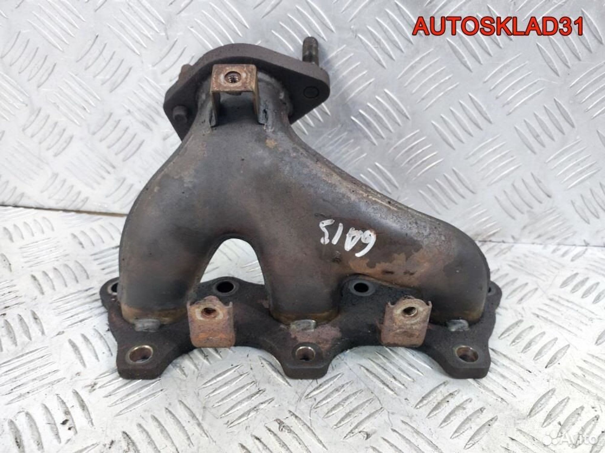 Коллектор выпускной левый Mitsubishi Galant EA, 900 рублей, Дубовое