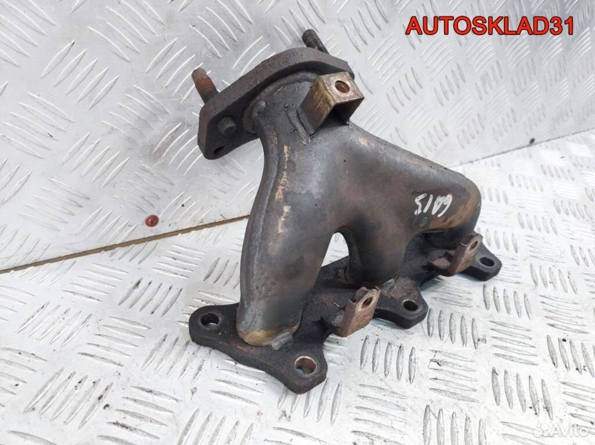 Коллектор выпускной левый Mitsubishi Galant EA, 900 рублей, Дубовое