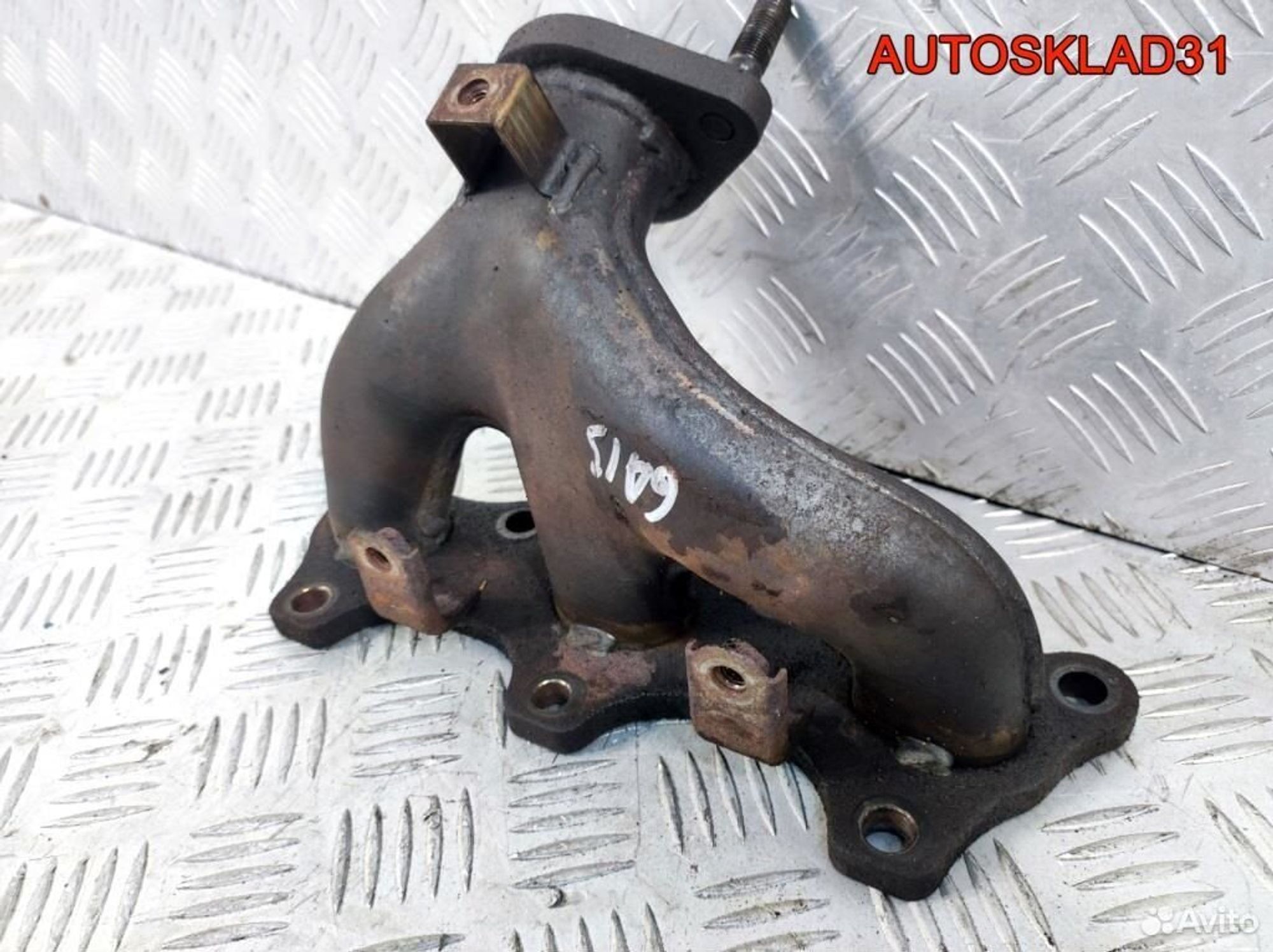 Коллектор выпускной левый Mitsubishi Galant EA, 900 рублей, Дубовое