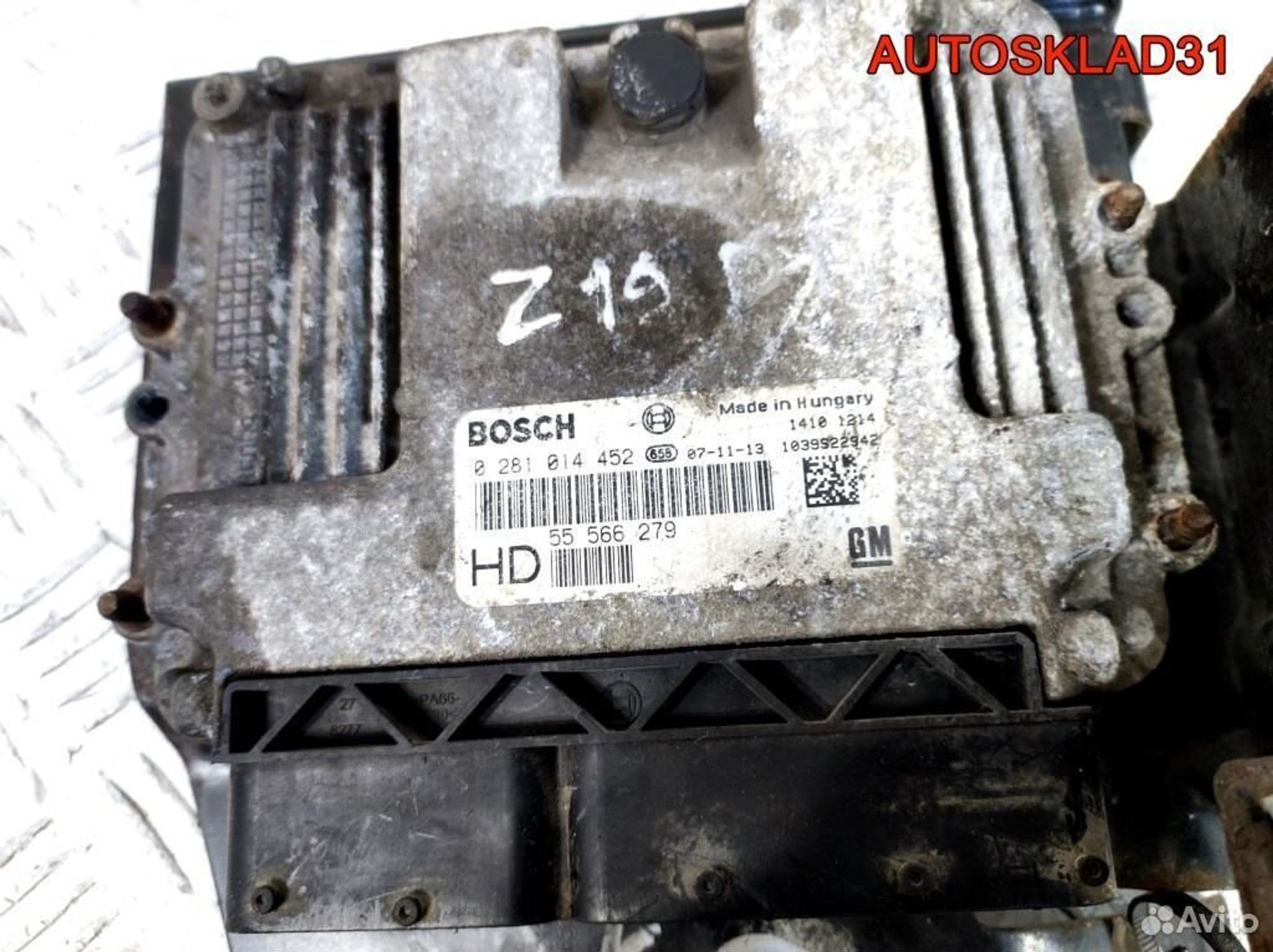 Блок эбу Opel Astra H 1.9 Z19DT 55566279 Дизель, 7200 рублей, Дубовое