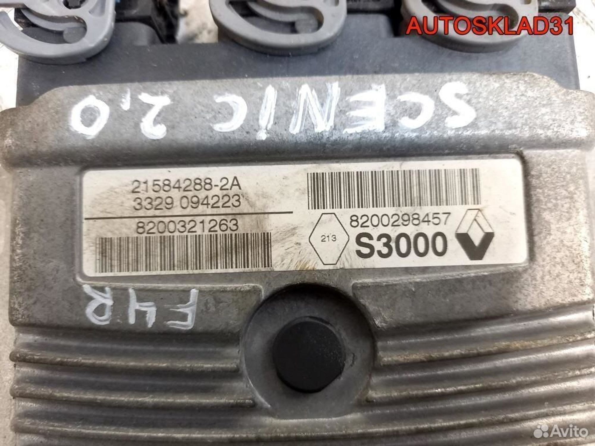 Эбу Renault Scenic 2 2,0 F4R 8200321263 Бензин, 4500 рублей, Дубовое