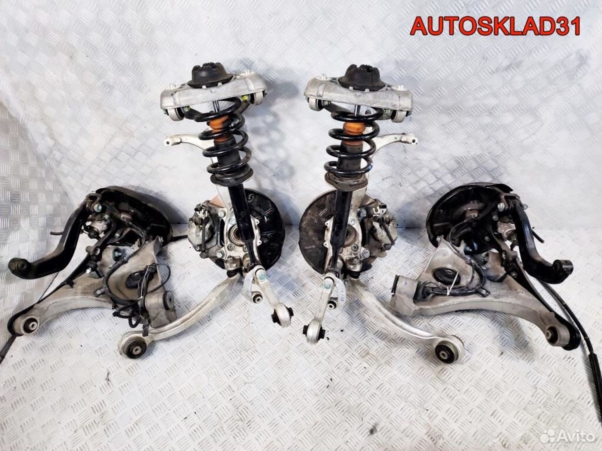 Подвеска передняя задняя Комплект как на фото Audi A4 B6 БУ пробег ВСЕГО 75км. ОРИГИНАЛ, 108000 рублей, Дубовое