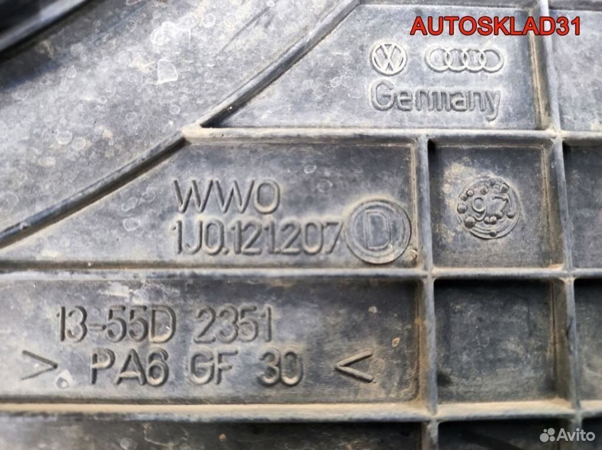 Вентилятор радиатора Volkswagen Golf 4 1J0121207D, 3600 рублей, Дубовое