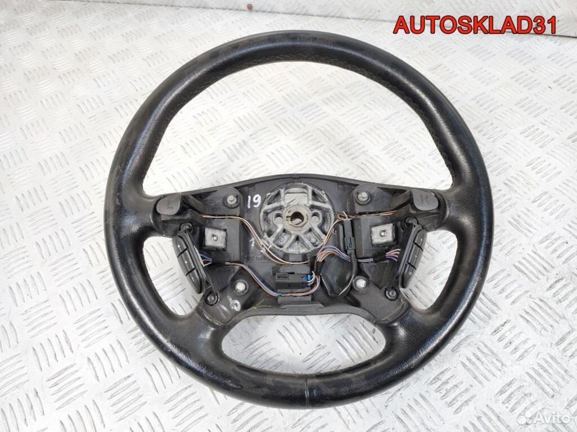 Рулевое колесо кожа Opel Vectra B 90539569, 2100 рублей, Дубовое