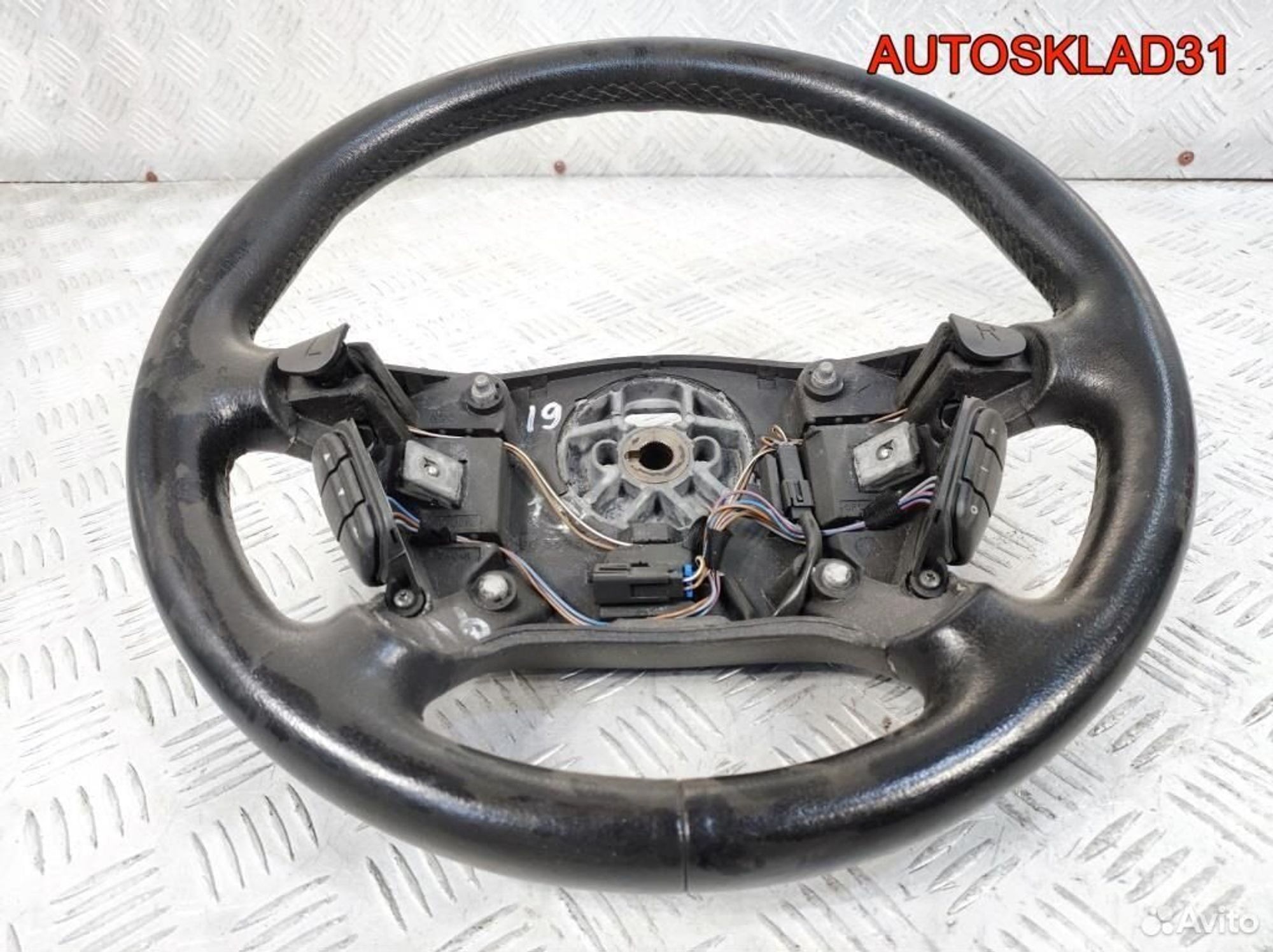 Рулевое колесо кожа Opel Vectra B 90539569, 2100 рублей, Дубовое