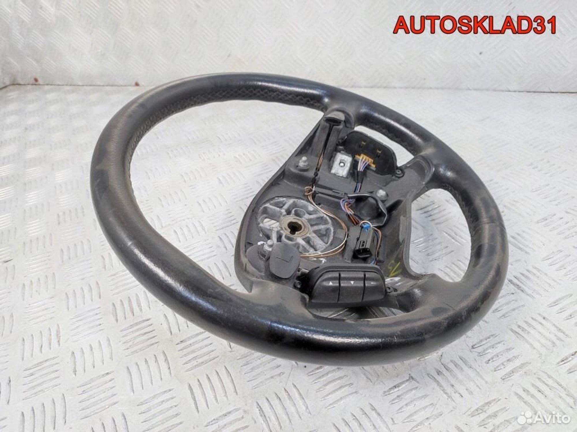 Рулевое колесо кожа Opel Vectra B 90539569, 2100 рублей, Дубовое