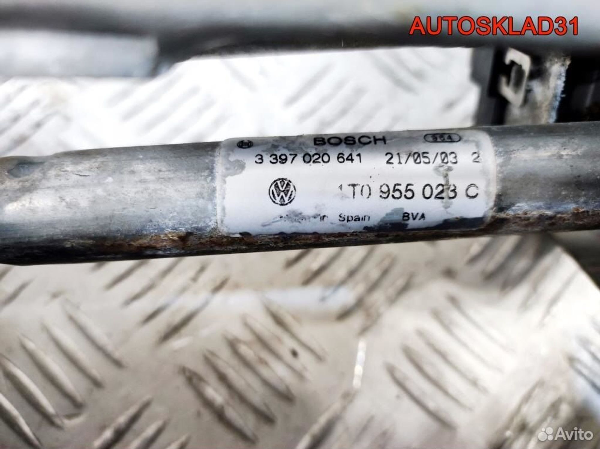 Трапеция дворников Volkswagen Touran 1T0955023C, 7200 рублей, Дубовое