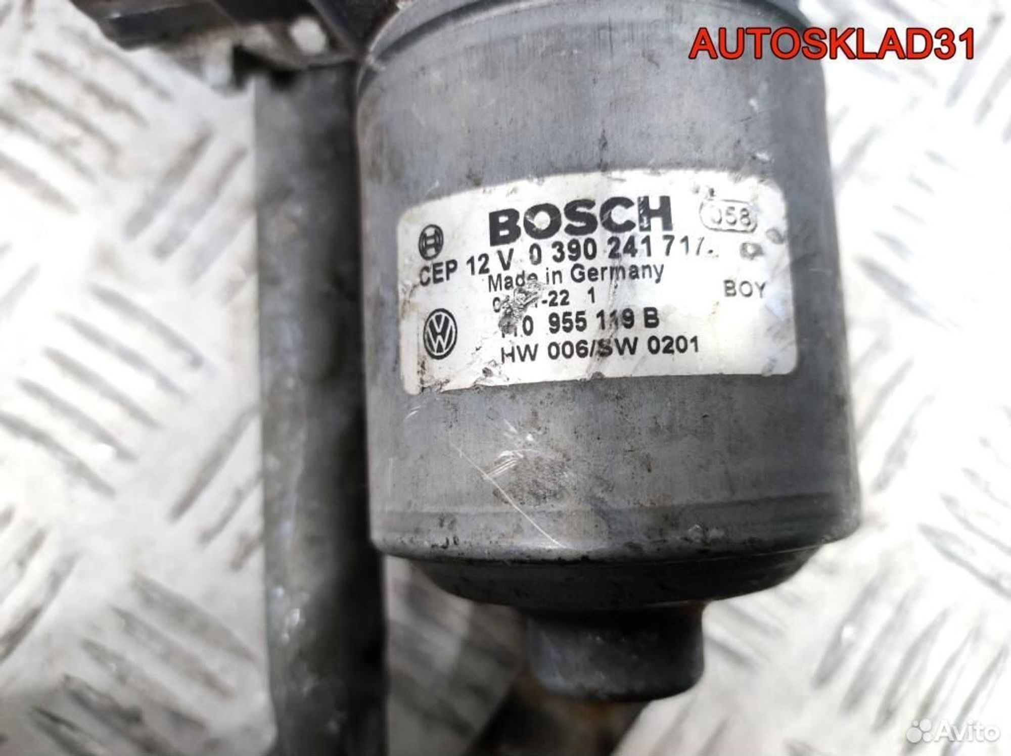 Трапеция дворников Volkswagen Touran 1T0955023C, 7200 рублей, Дубовое