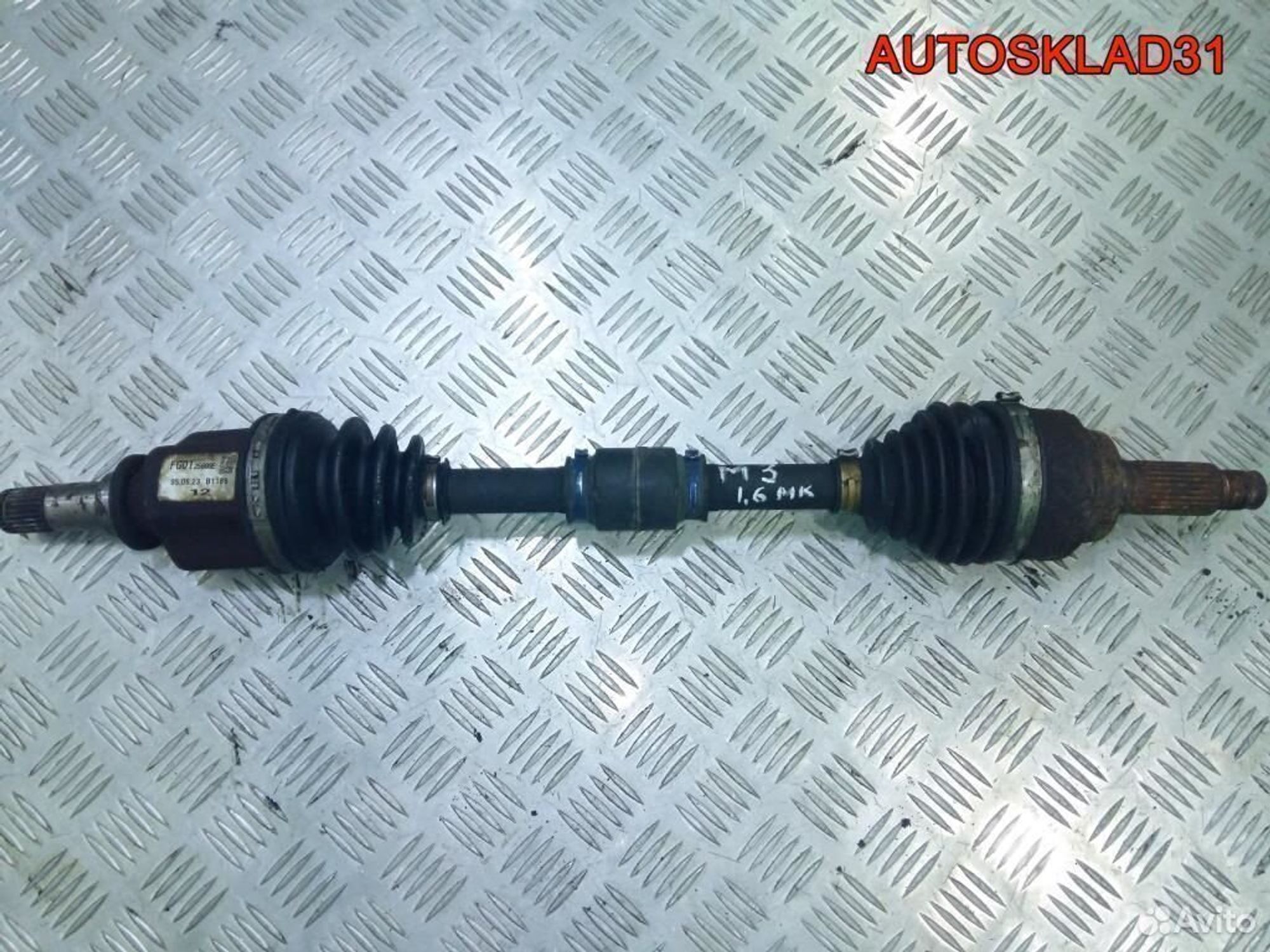 Привод передний левый Mazda 3 BK 1.6 Z6 МКПП, 5400 рублей, Дубовое