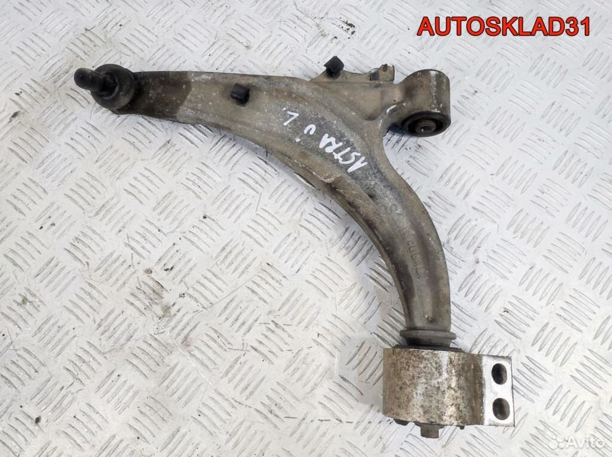 Рычаг передний левый Opel Astra J 1,6 A16xеr, 2900 рублей, Дубовое