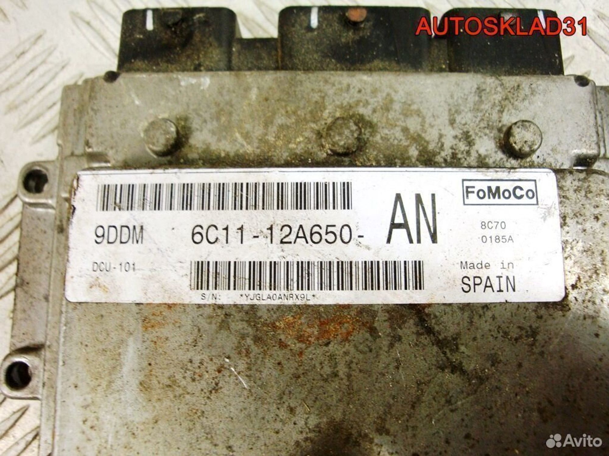 Блок Эбу Ford Transit FA 2.2 TDCi 6C1112A650AN, 10200 рублей, Дубовое