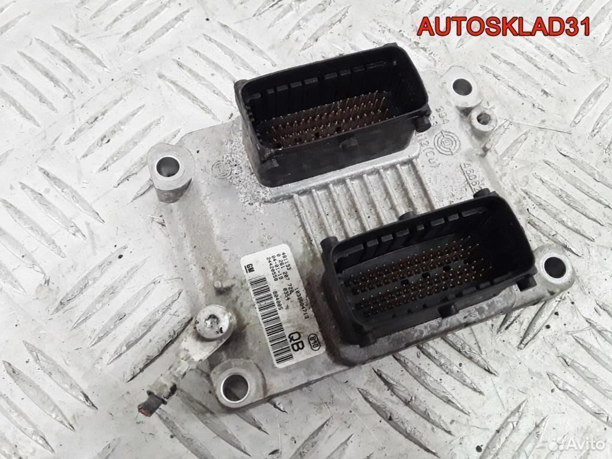 Эбу Opel Corsa C 1,0 Z10XEP 24420558 Бензин, 2900 рублей, Дубовое