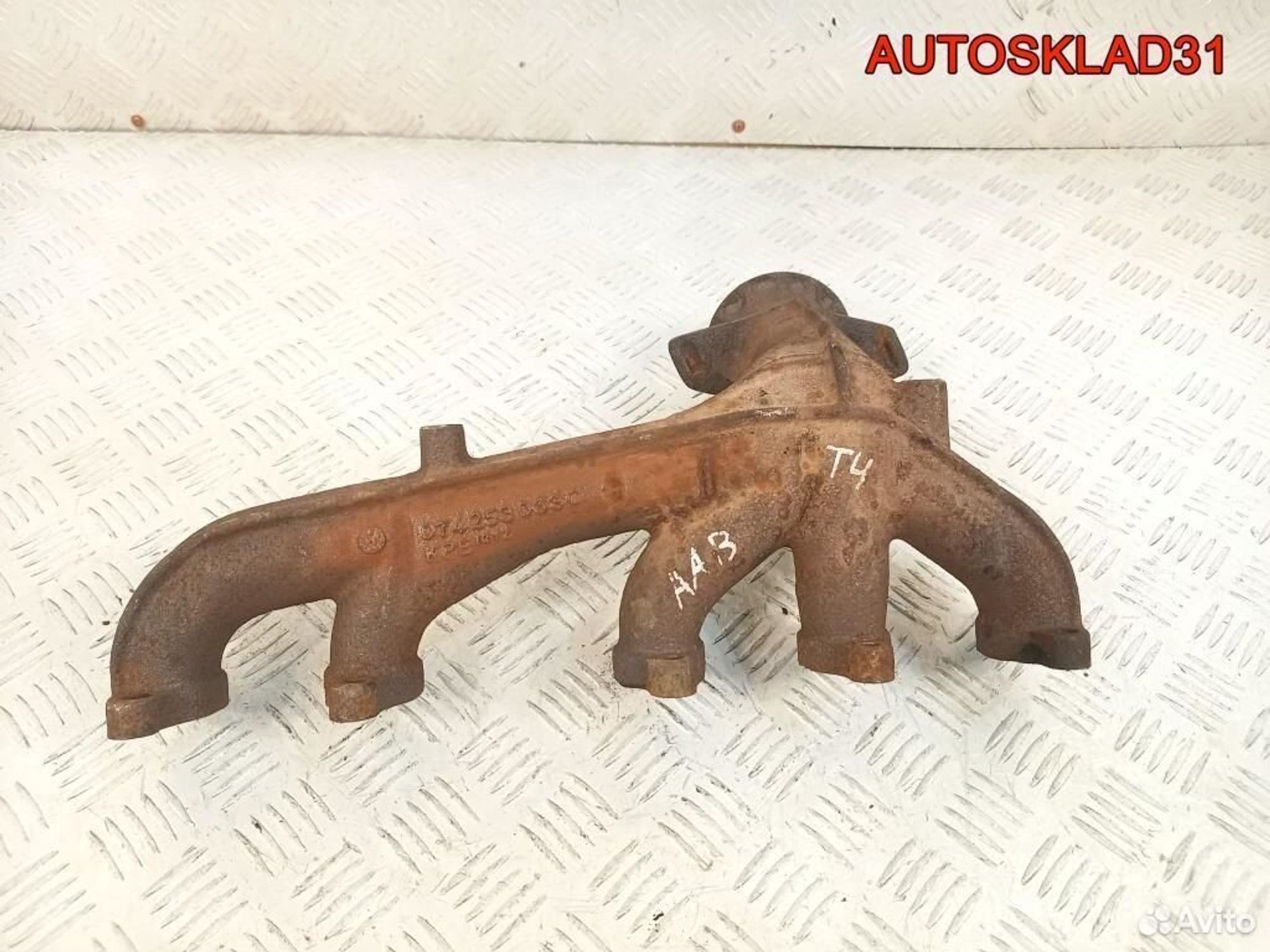 Коллектор выпускной VW Transporter T4 074253033C, 1400 рублей, Дубовое