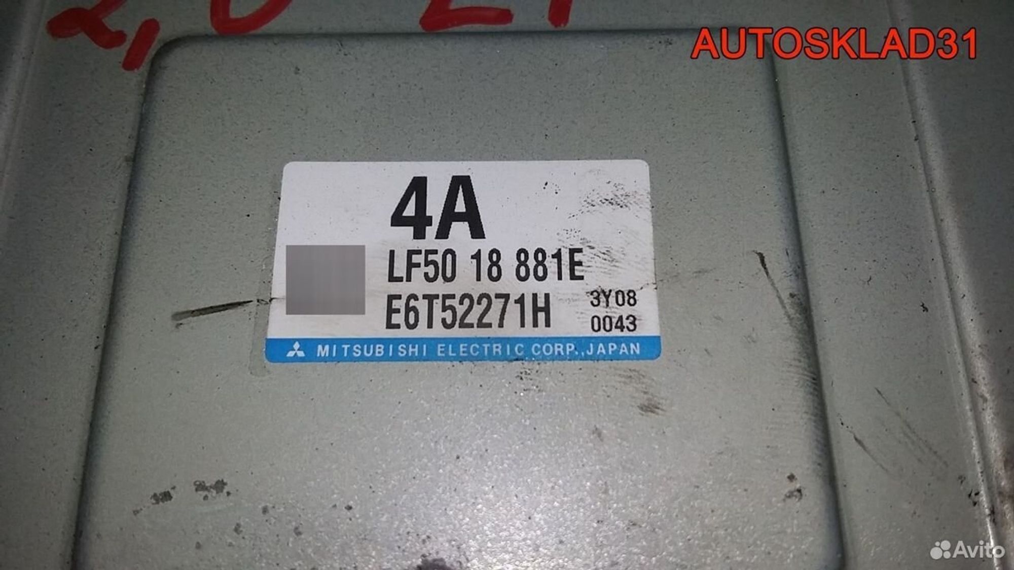 Блок эбу Mazda 3 BK 2.0 LF бензин LF5018881E, 3200 рублей, Дубовое