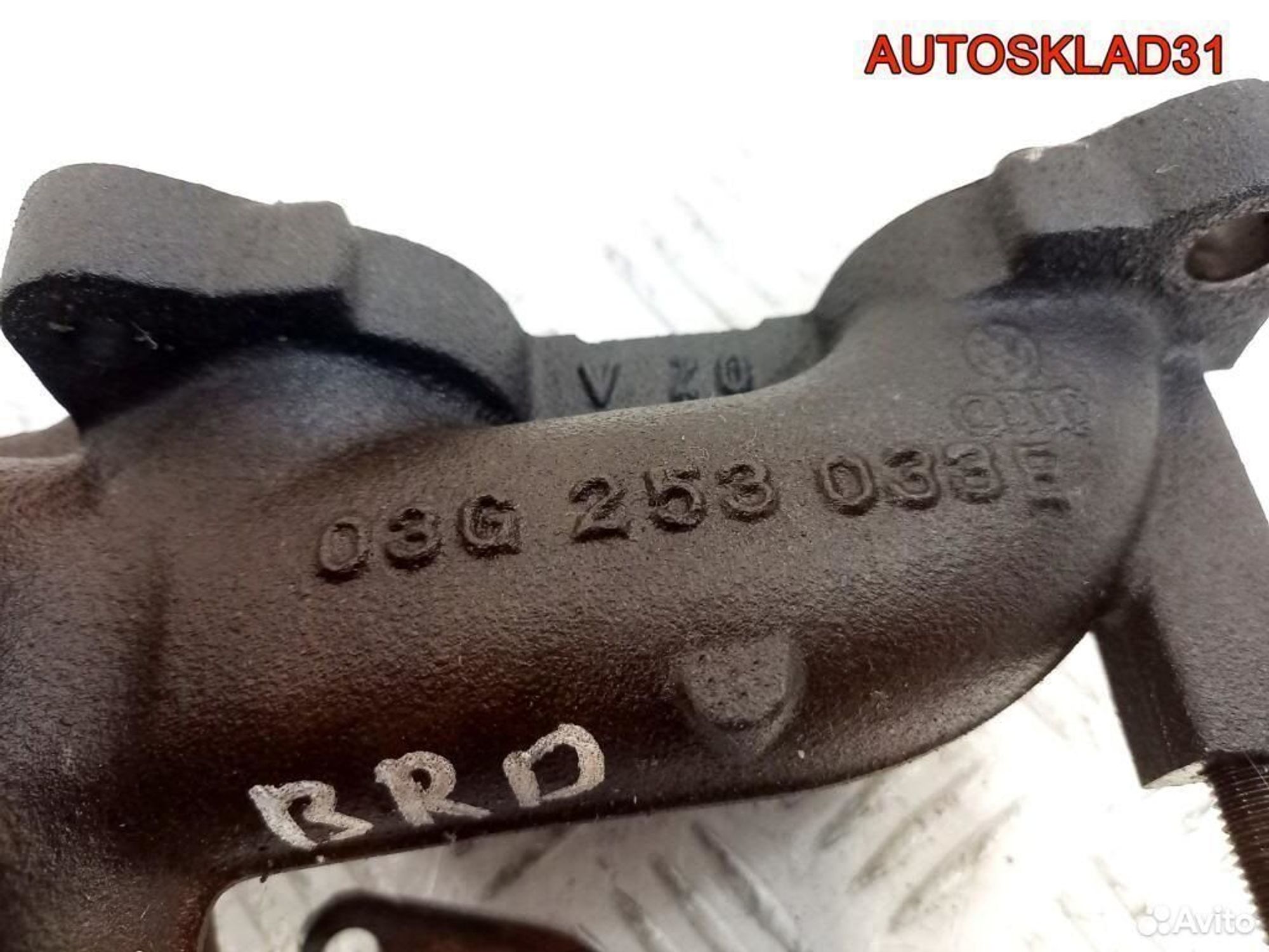 Коллектор выпускной Audi A4 B7 2,0 BRD Дизель 03G253033E, 900 рублей, Дубовое